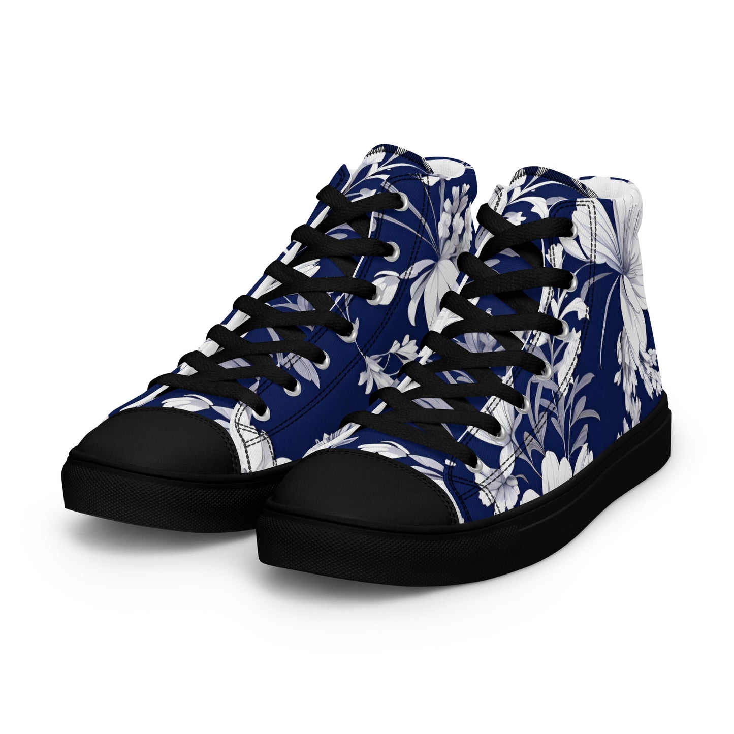 Men’s high top canvas shoes