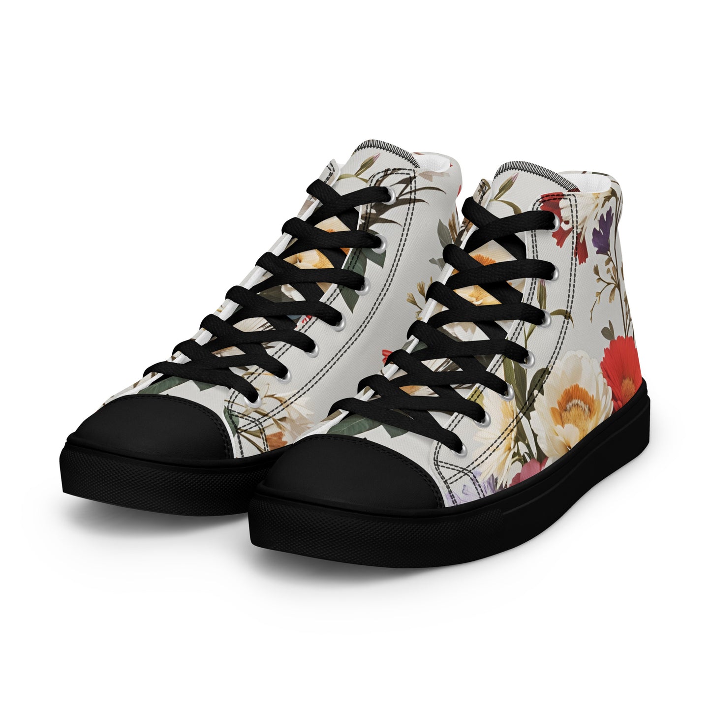 Men’s high top canvas shoes