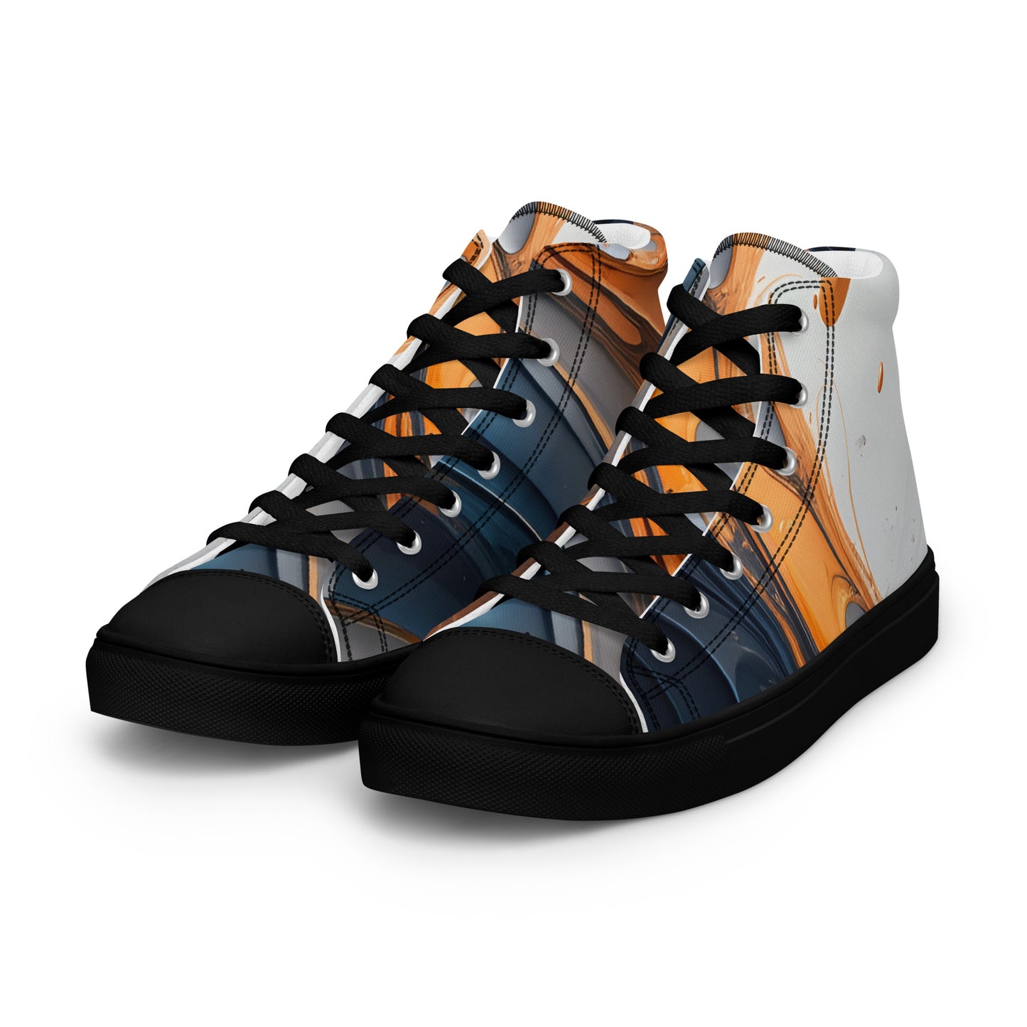 Men’s high top canvas shoes