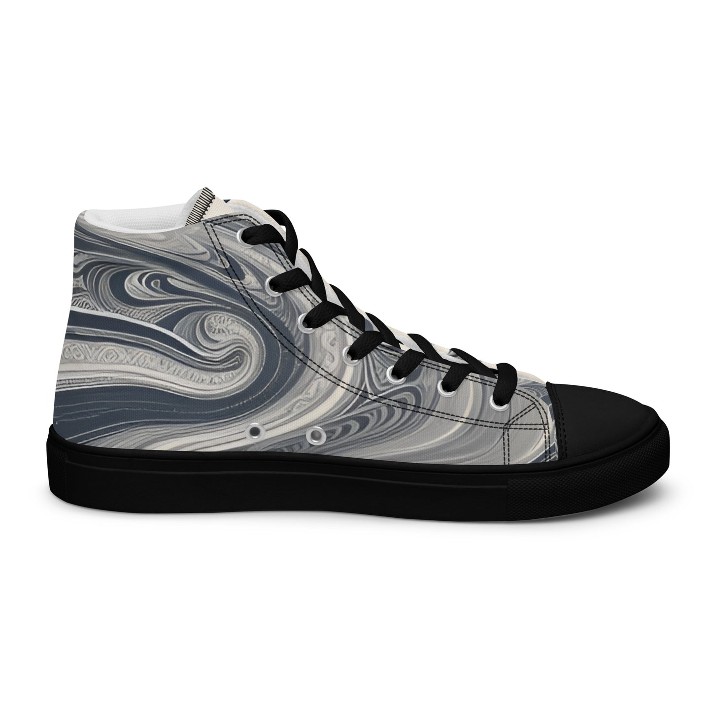 Men’s high top canvas shoes