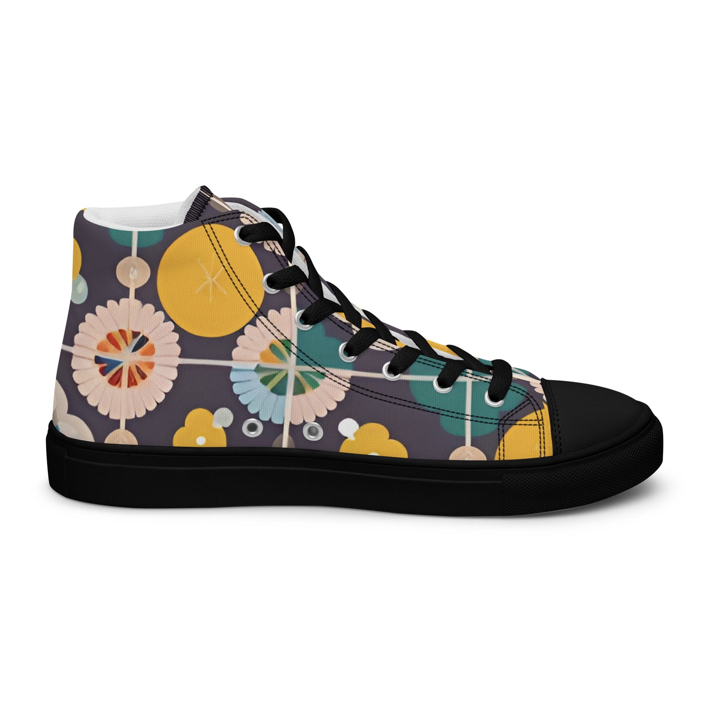 Men’s high top canvas shoes