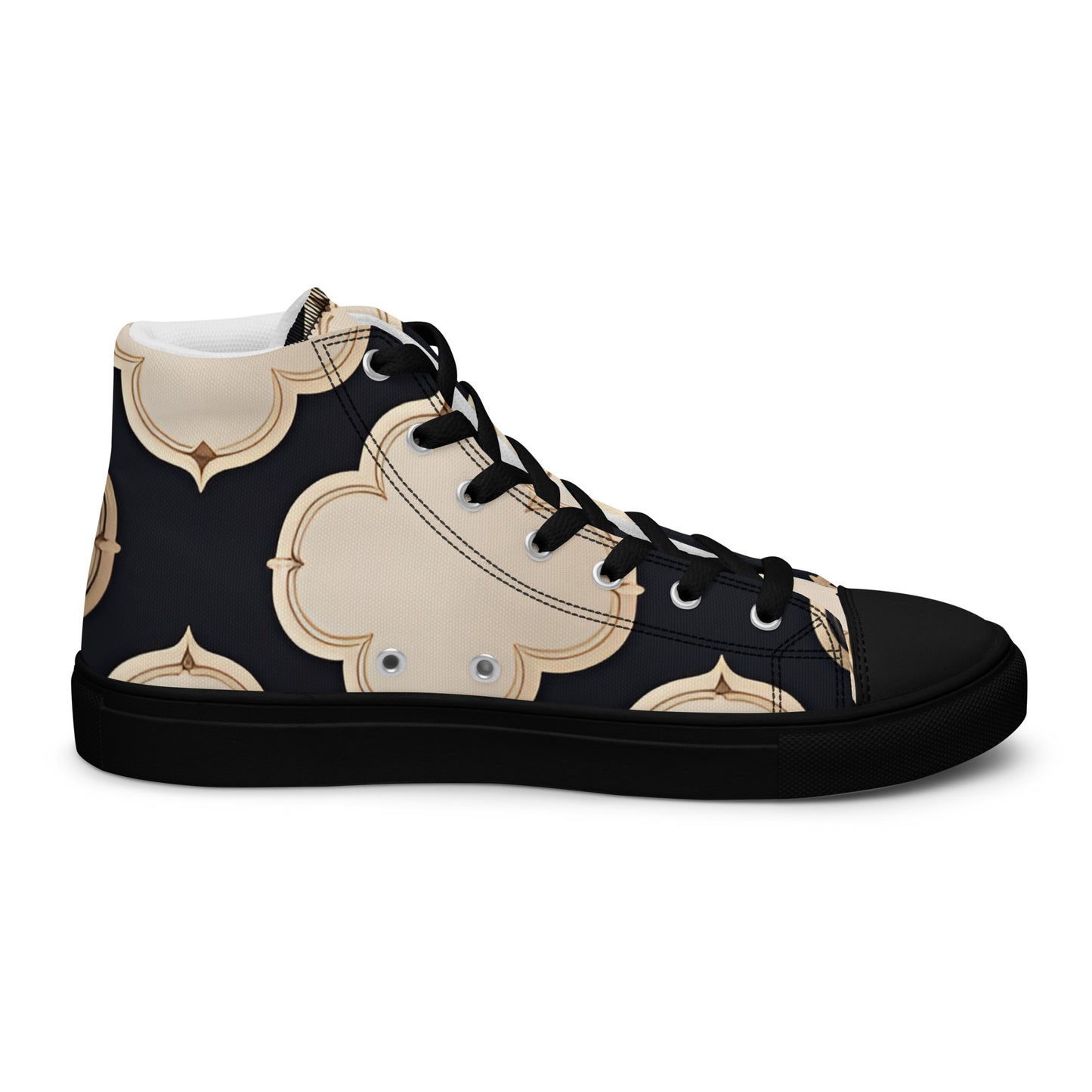 Men’s high top canvas shoes