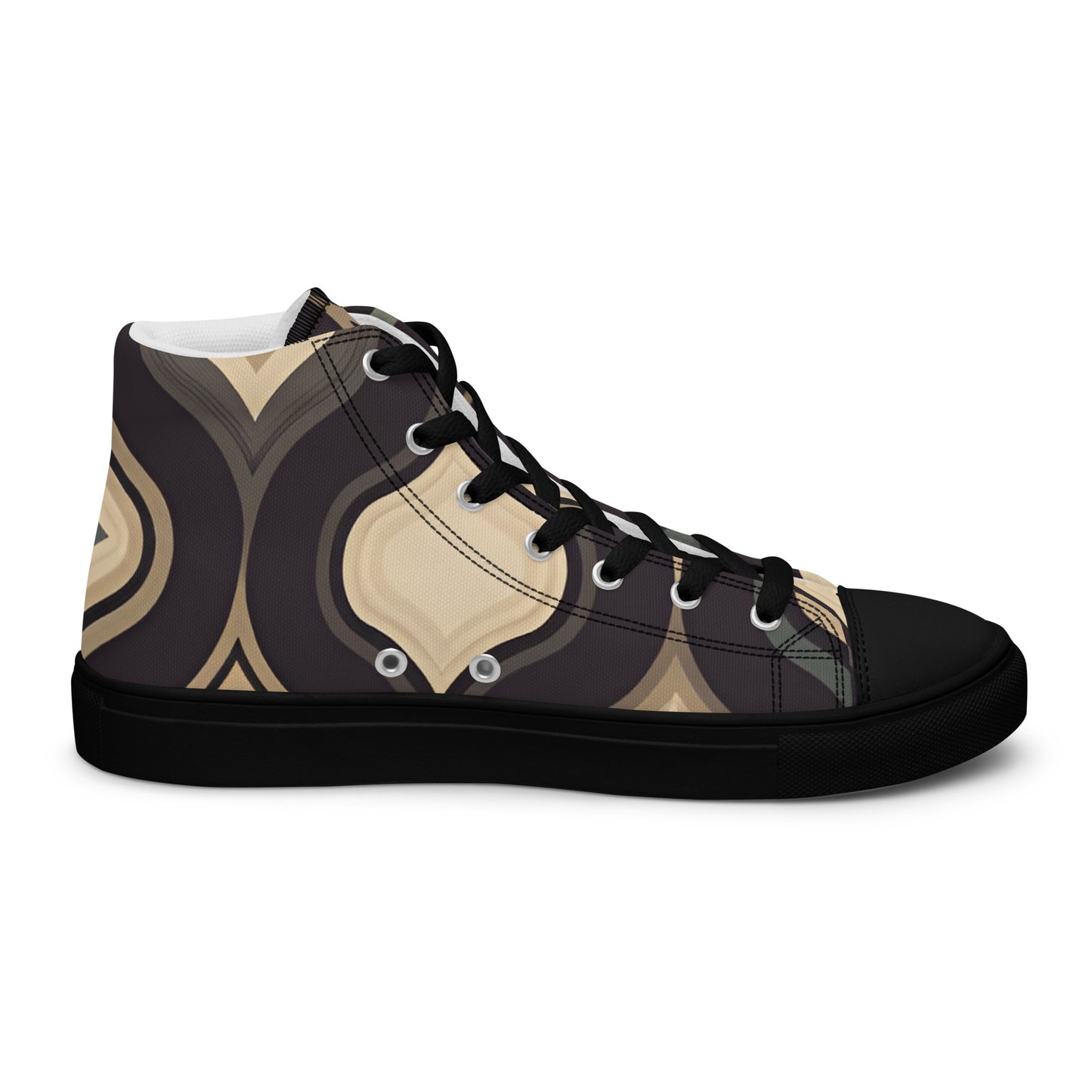 Men’s high top canvas shoes