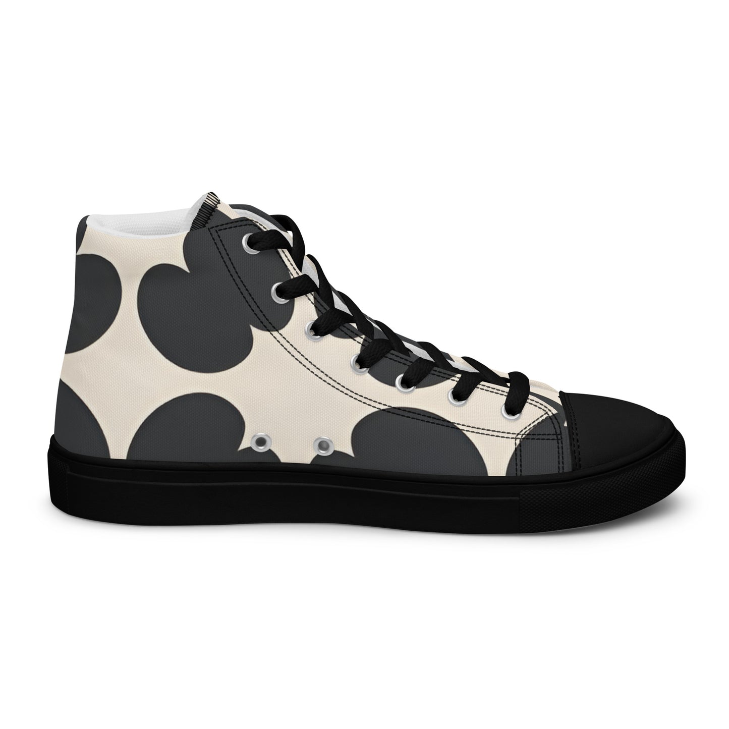 Men’s high top canvas shoes