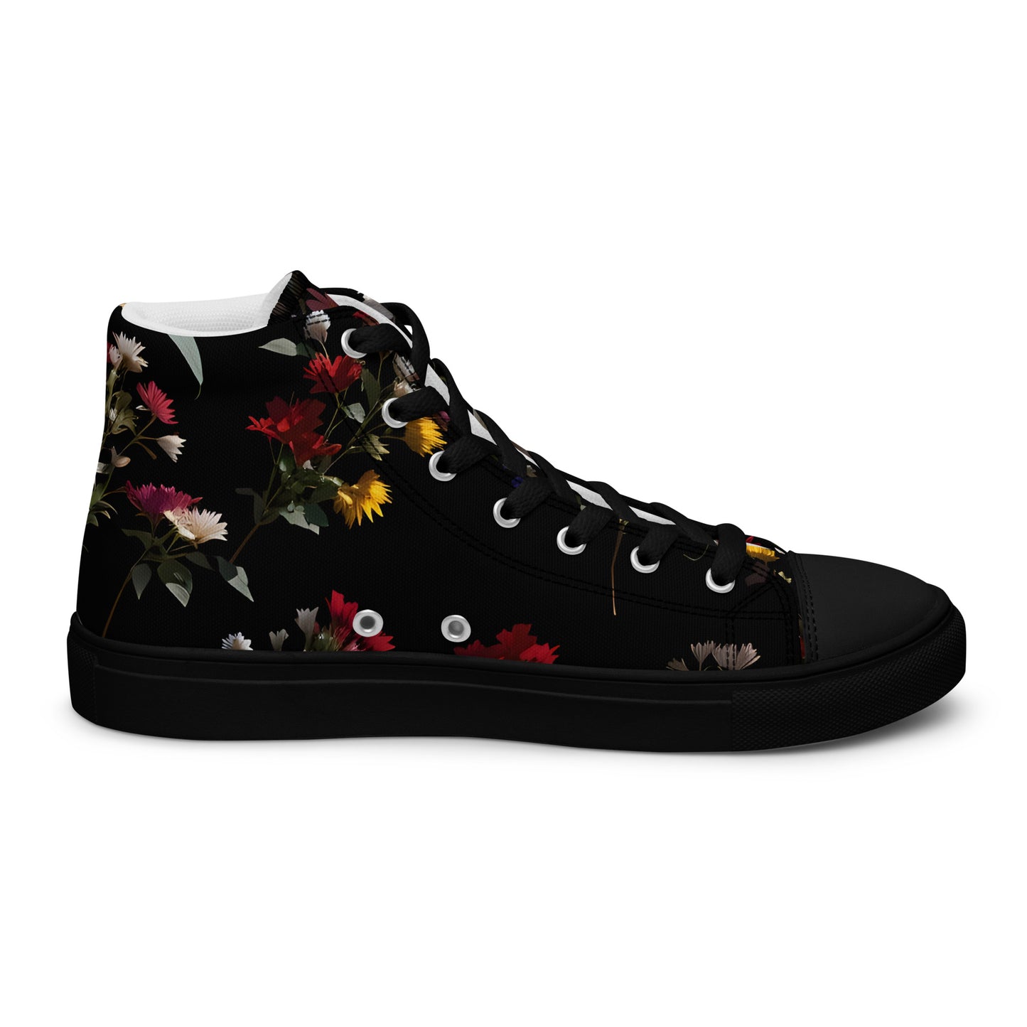 Men’s high top canvas shoes