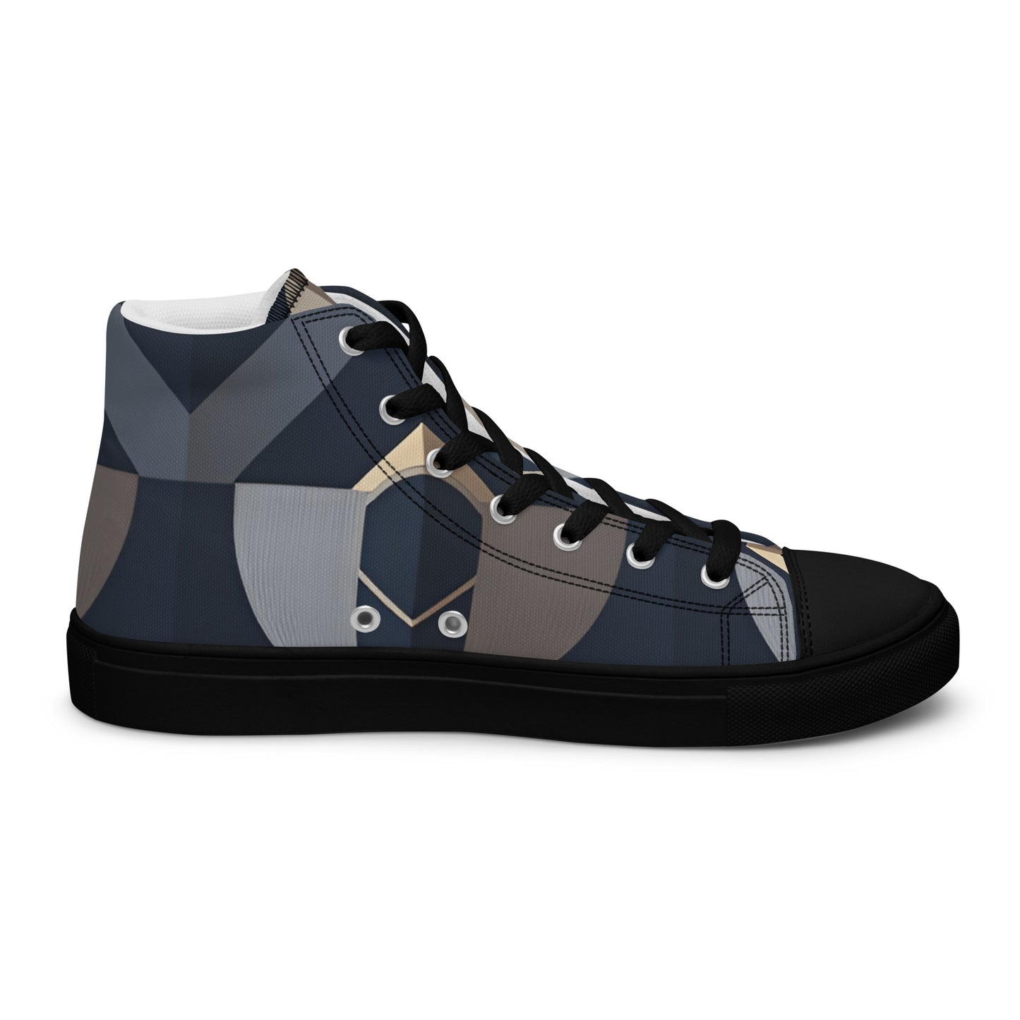 Men’s high top canvas shoes