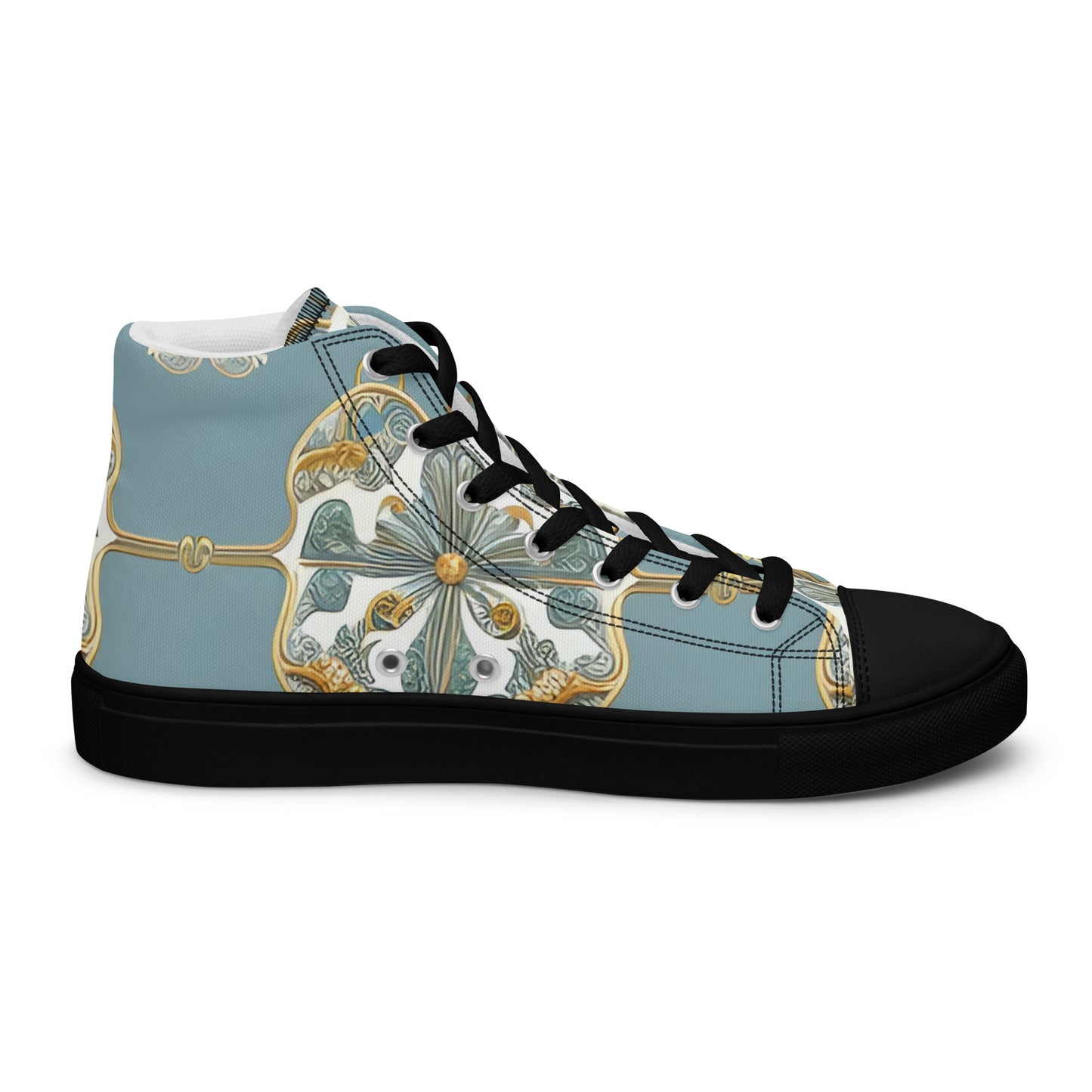 Men’s high top canvas shoes