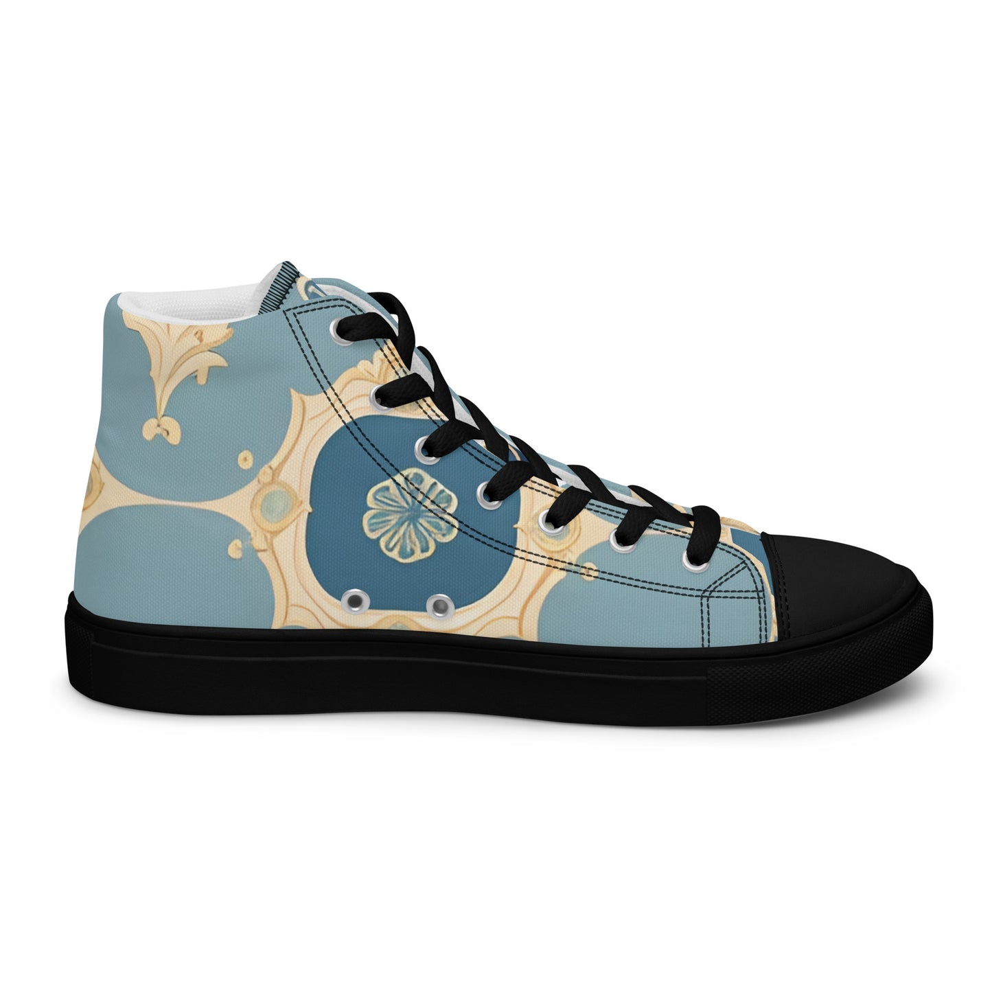 Men’s high top canvas shoes