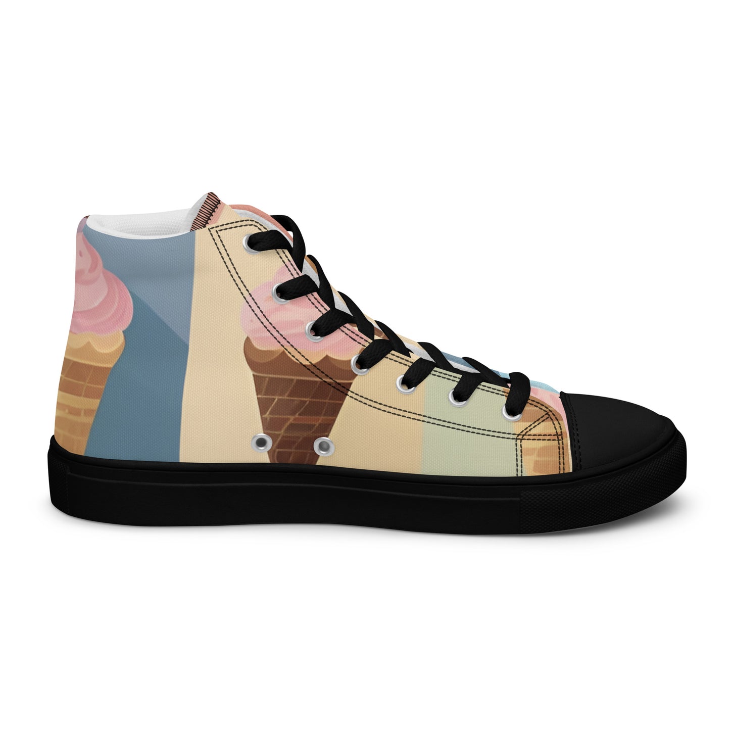 Men’s high top canvas shoes