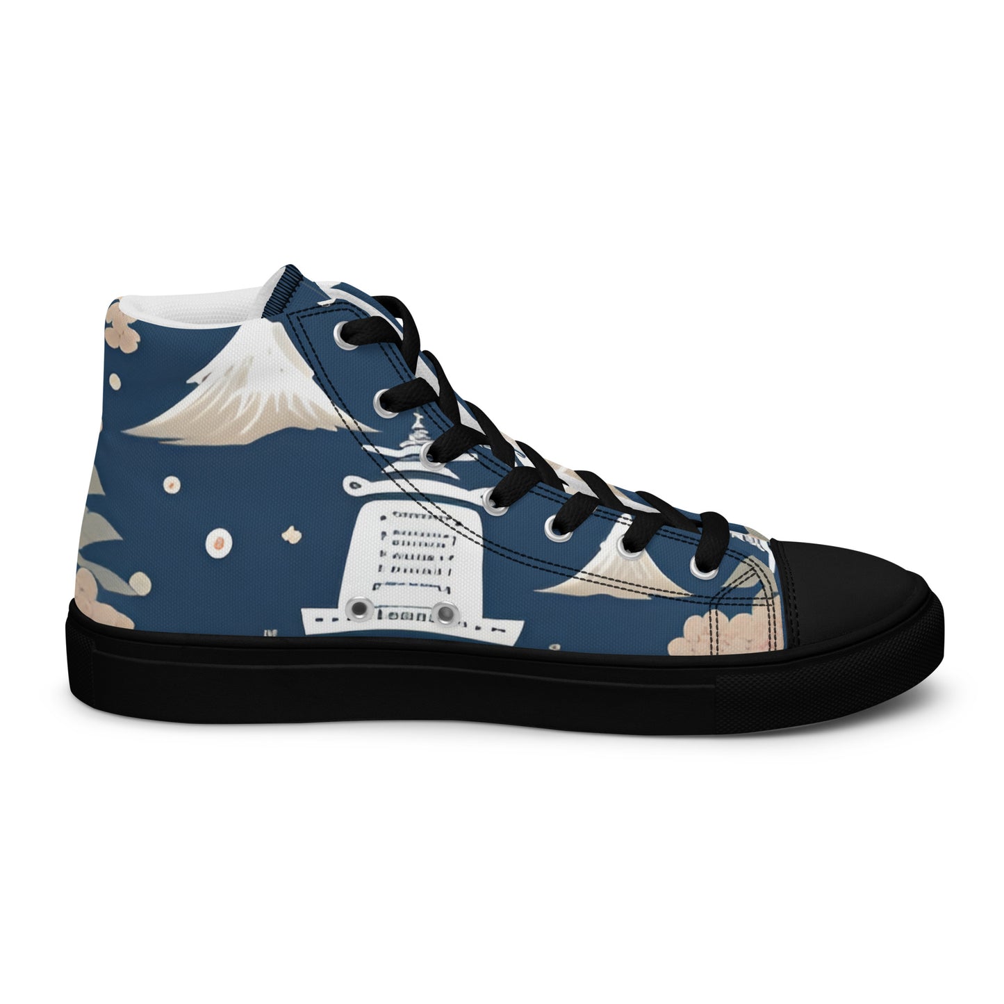 Men’s high top canvas shoes