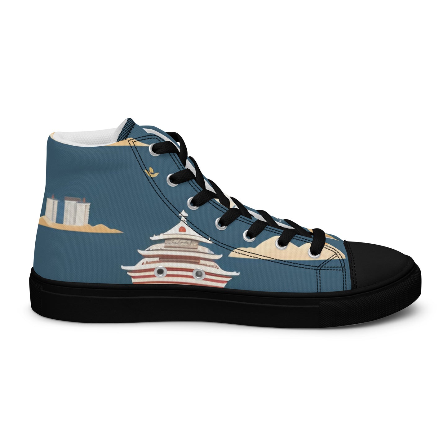 Men’s high top canvas shoes