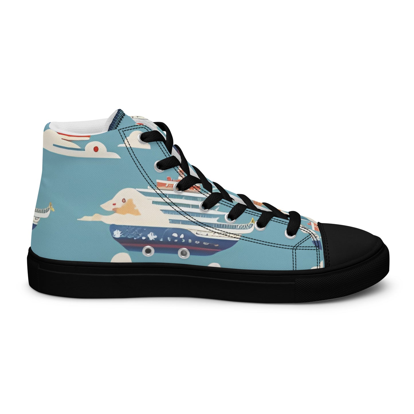 Men’s high top canvas shoes