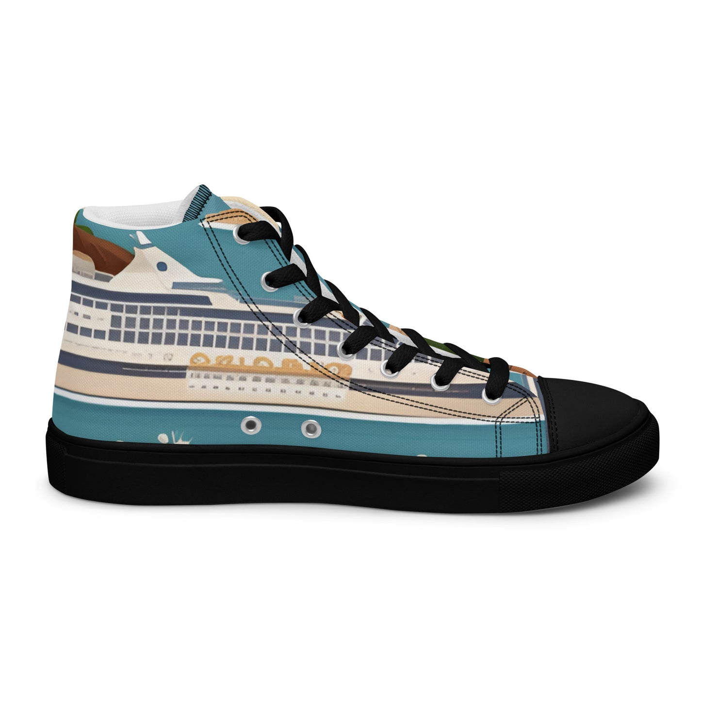Men’s high top canvas shoes