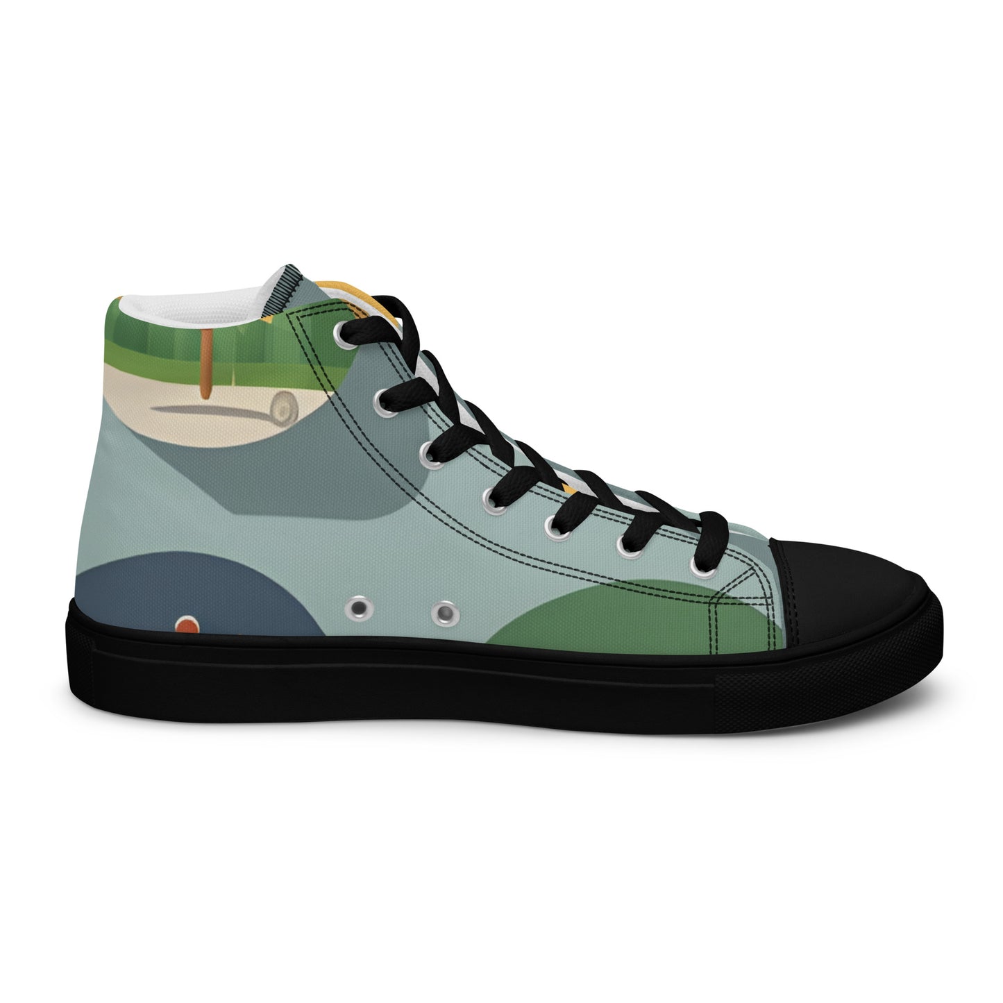 Men’s high top canvas shoes