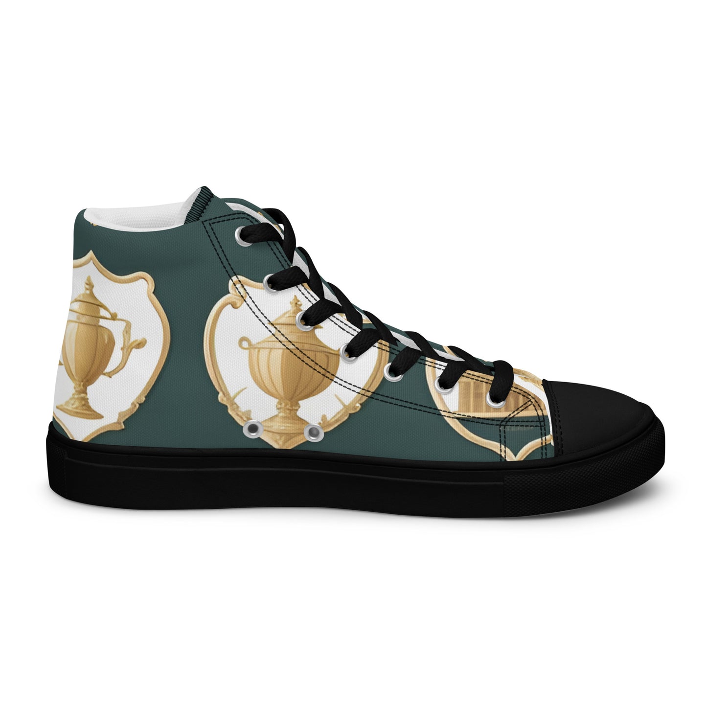 Men’s high top canvas shoes