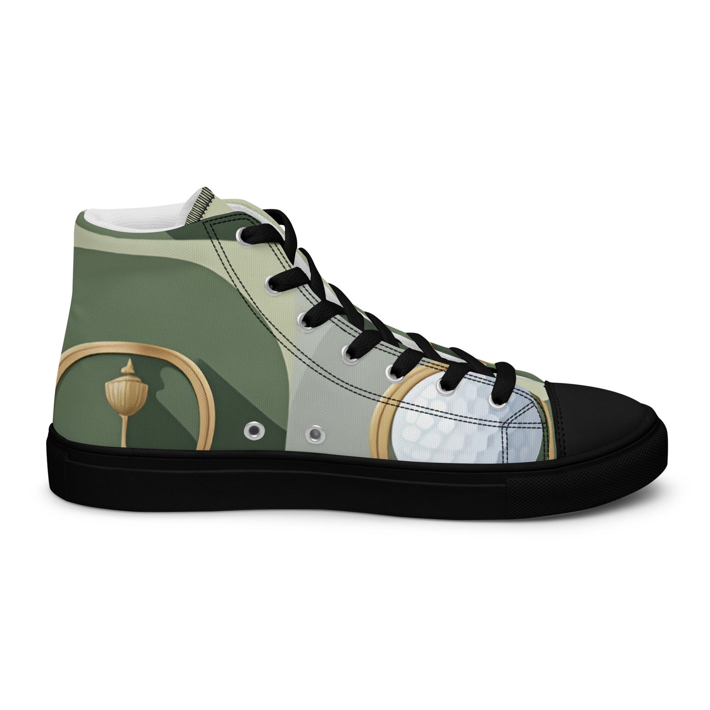 Men’s high top canvas shoes