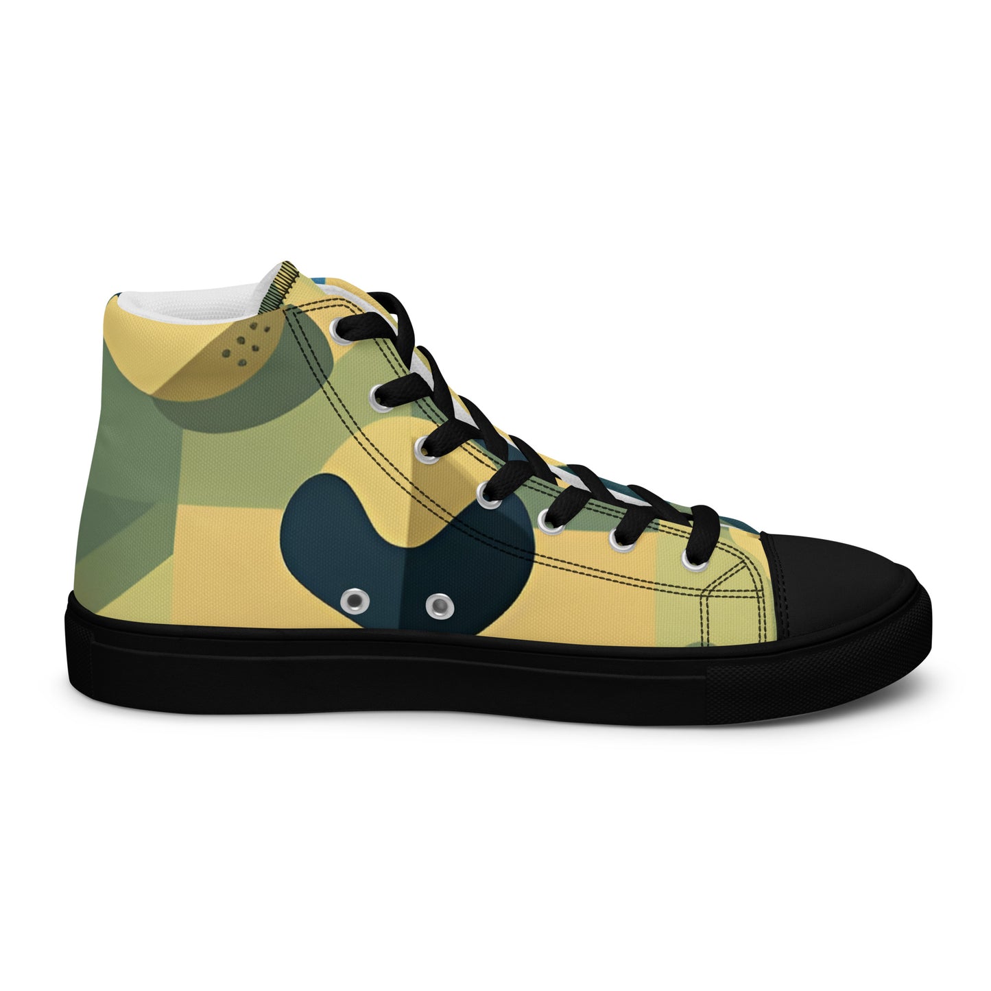 Men’s high top canvas shoes