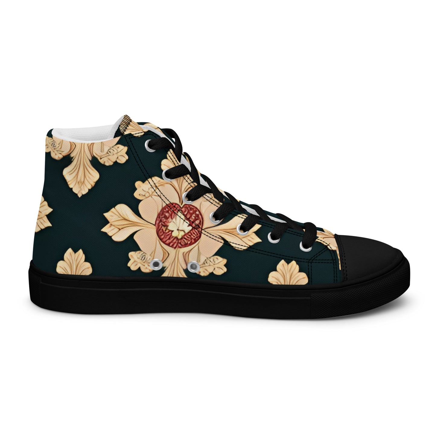 Men’s high top canvas shoes