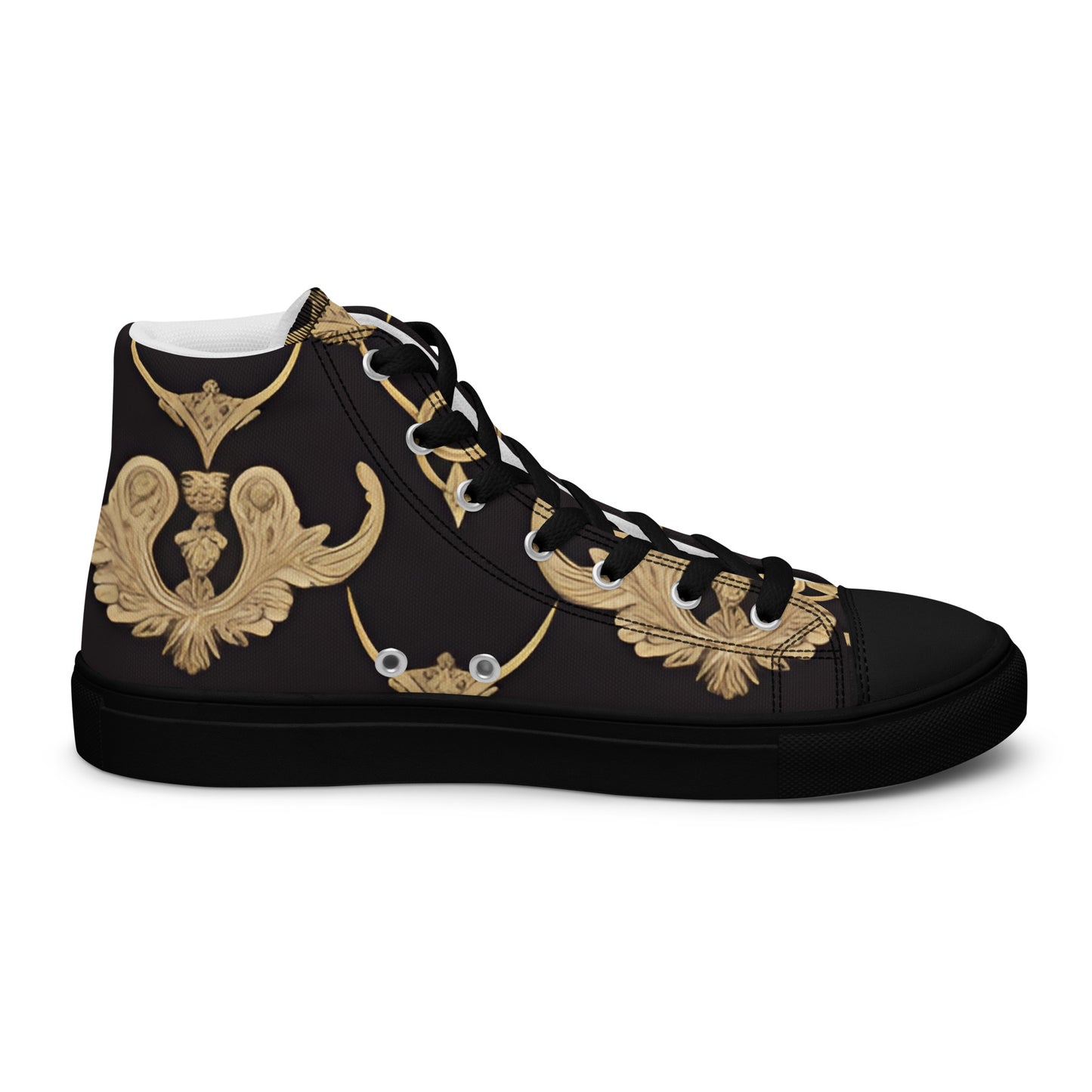 Men’s high top canvas shoes