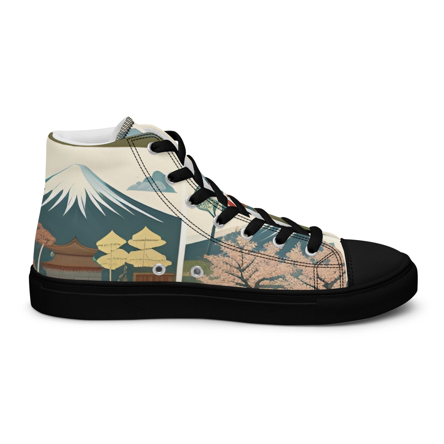 Men’s high top canvas shoes