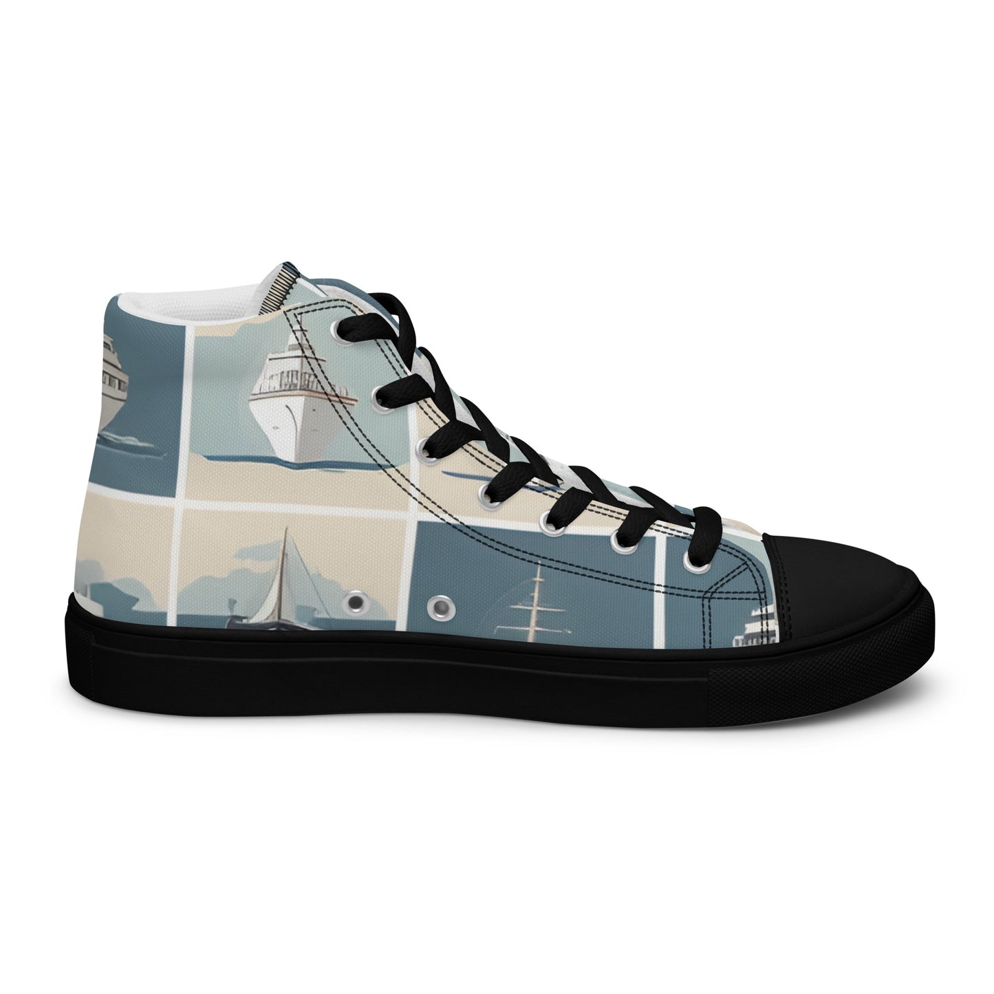 Men’s high top canvas shoes