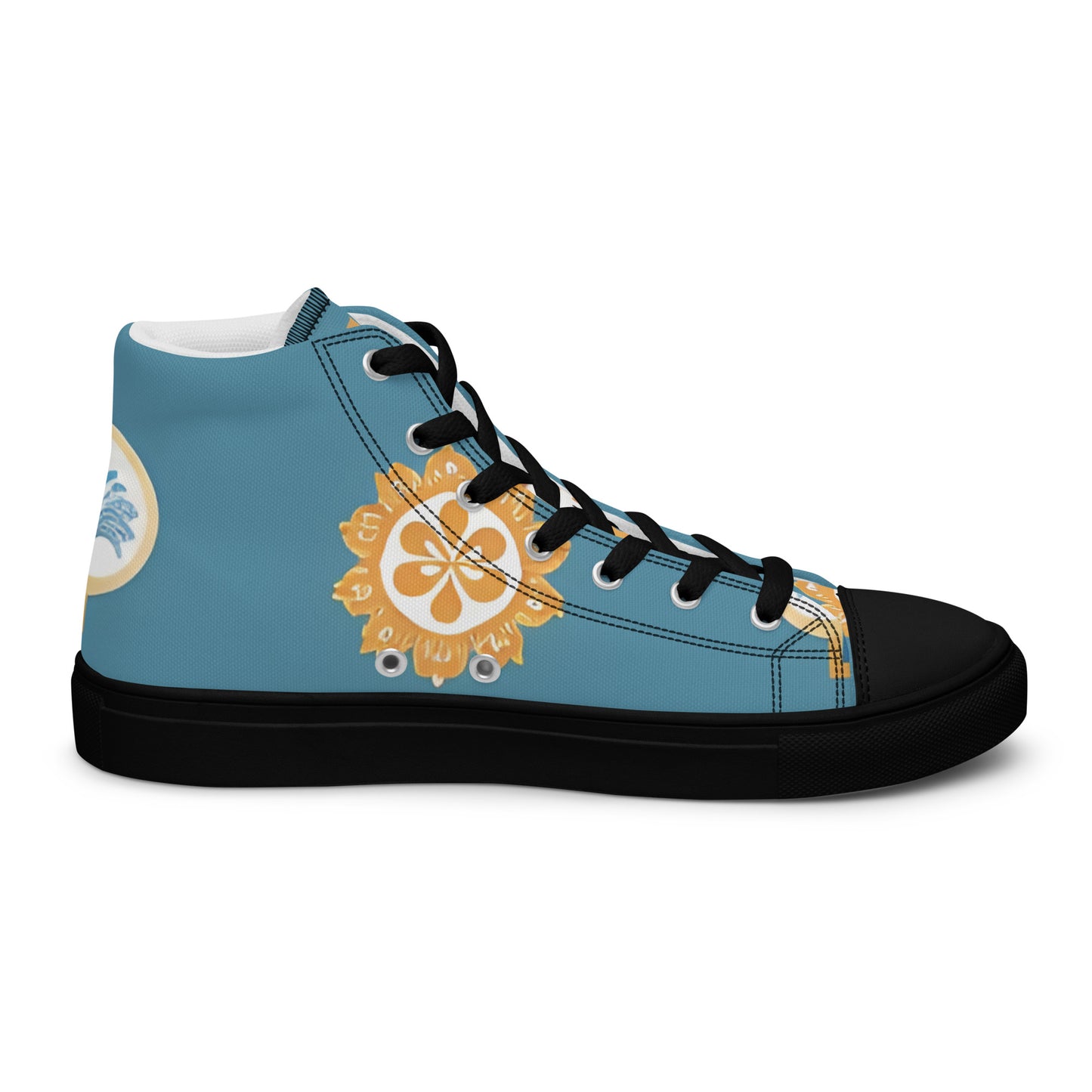 Men’s high top canvas shoes