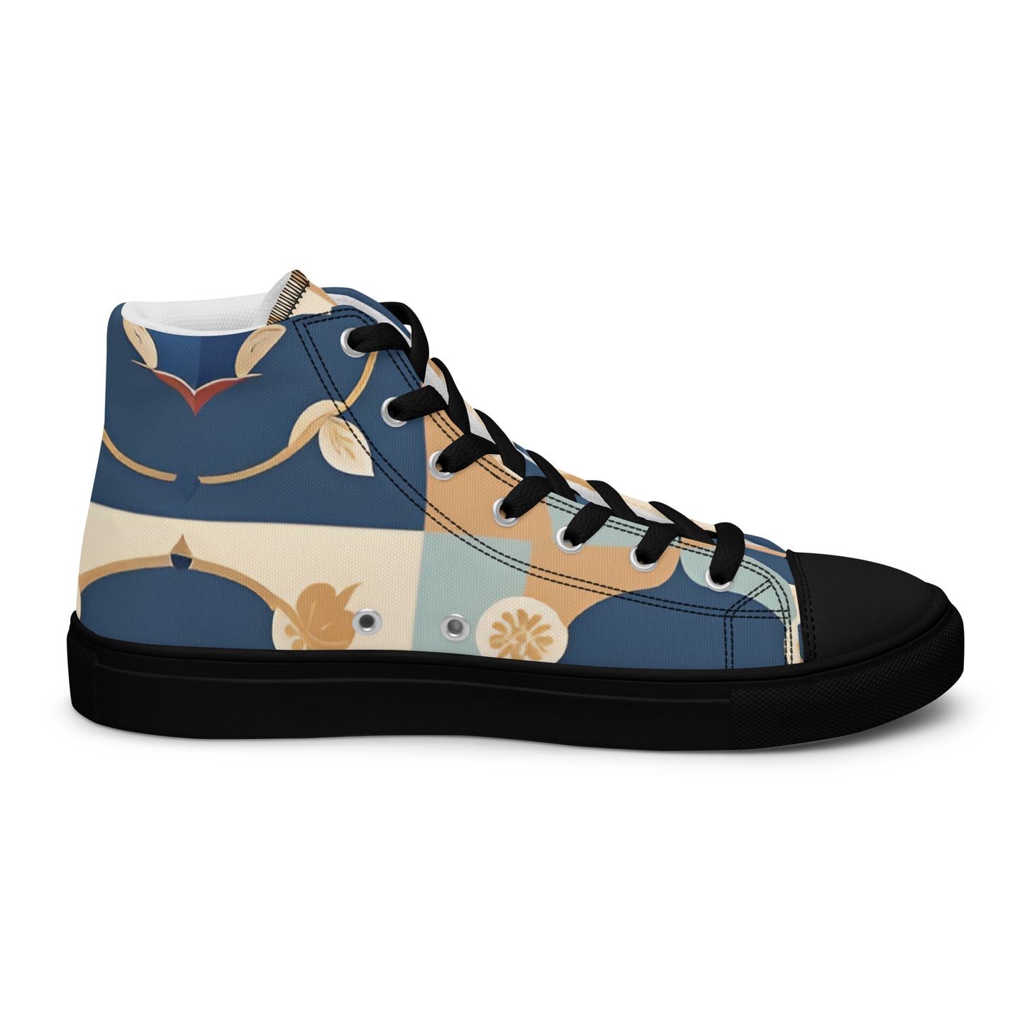 Men’s high top canvas shoes