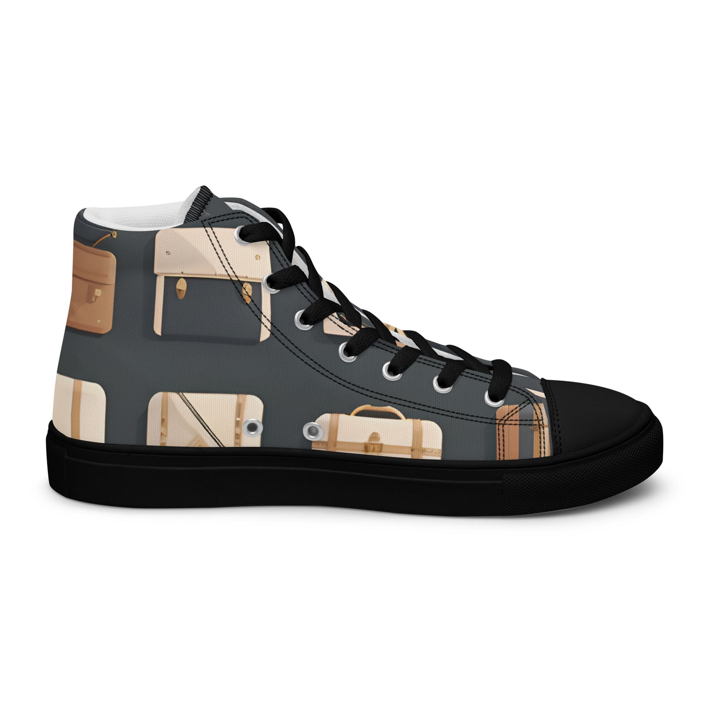 Men’s high top canvas shoes