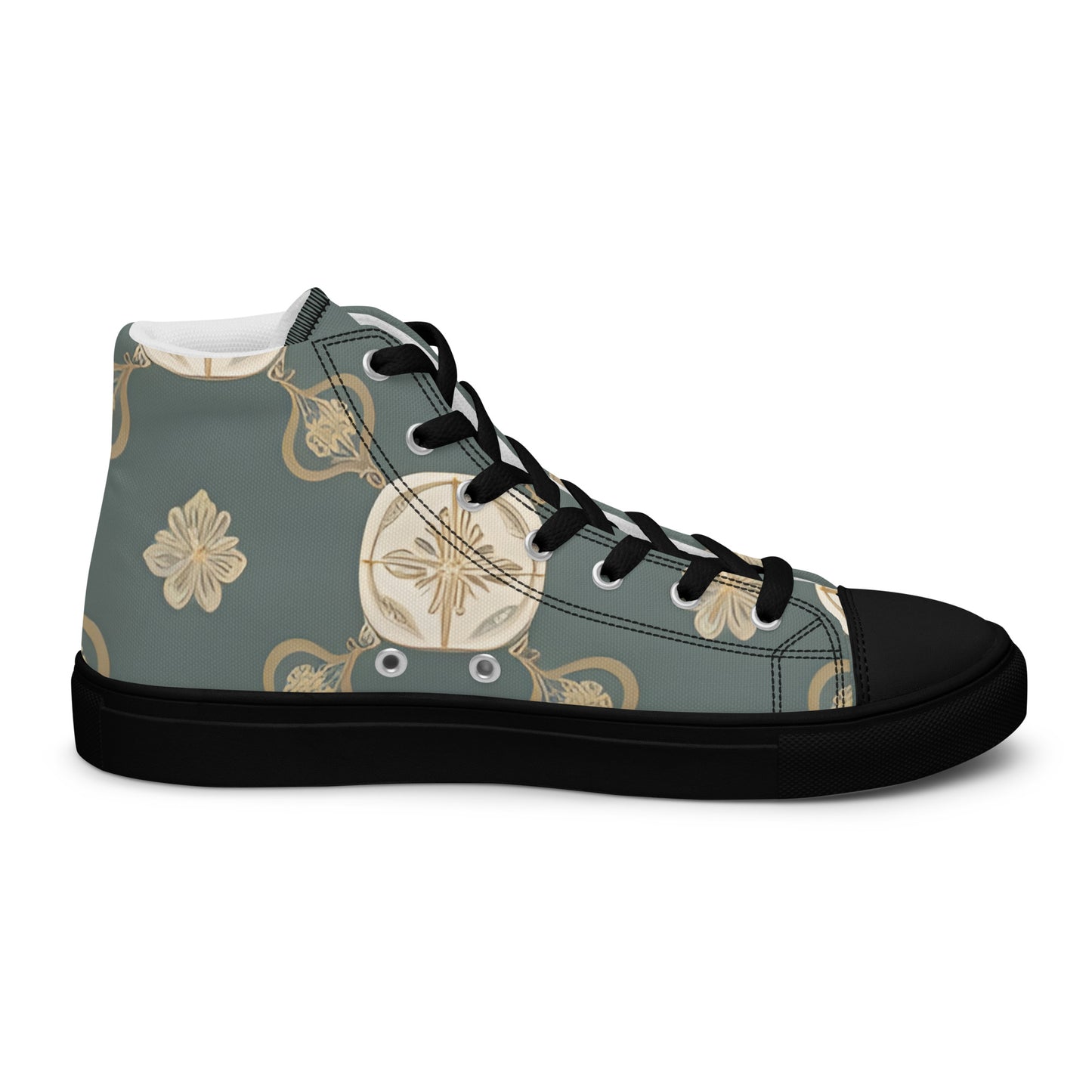 Men’s high top canvas shoes