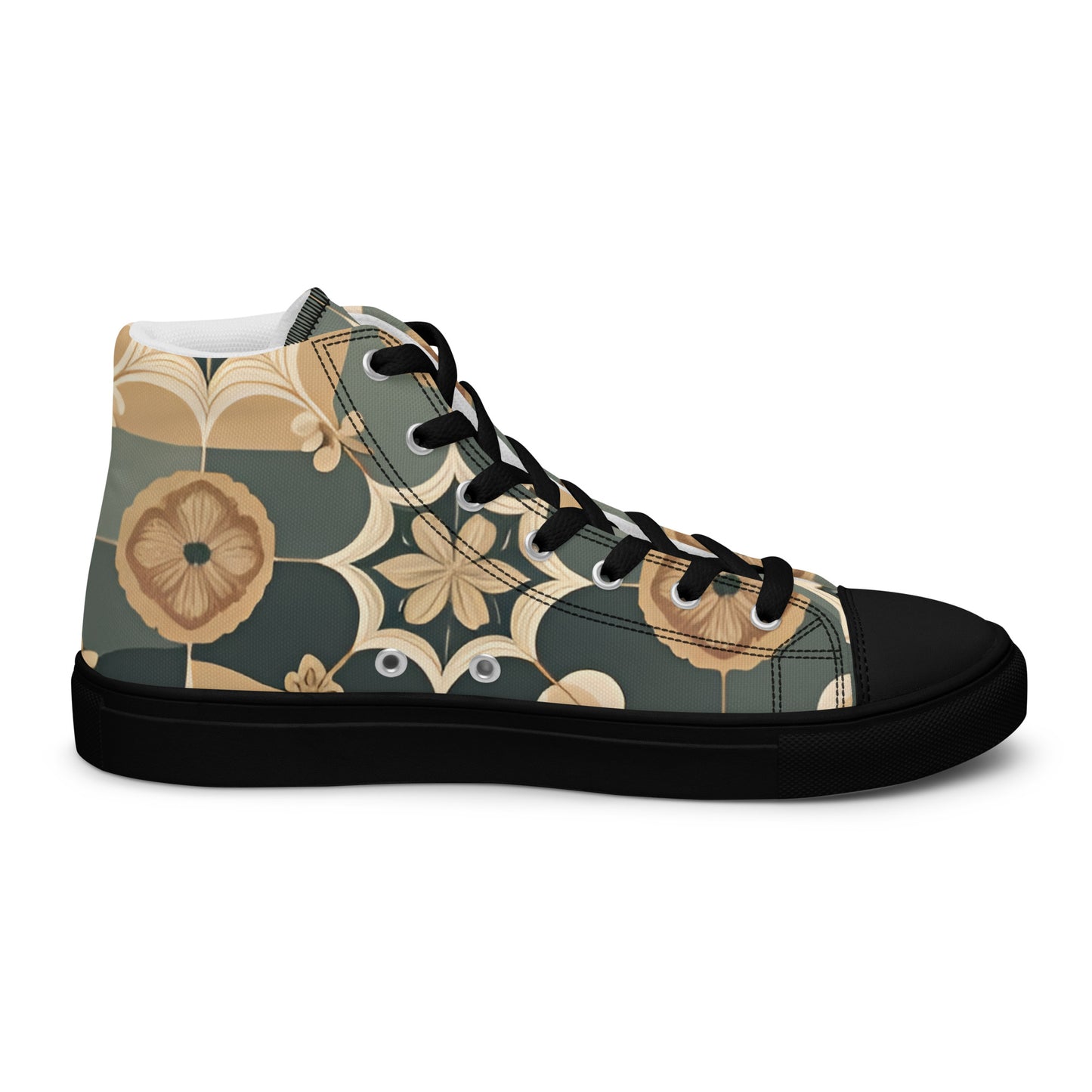 Men’s high top canvas shoes