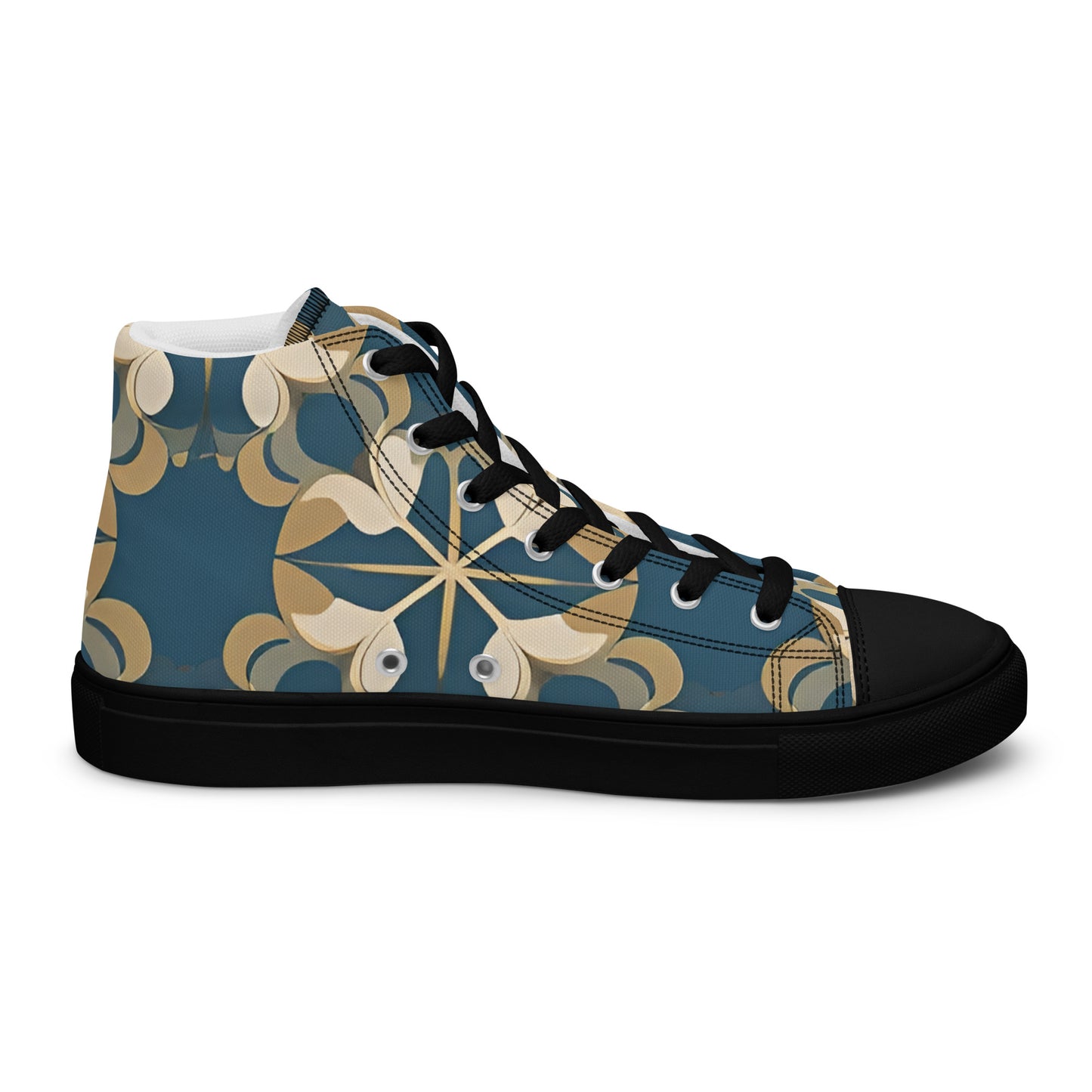 Men’s high top canvas shoes