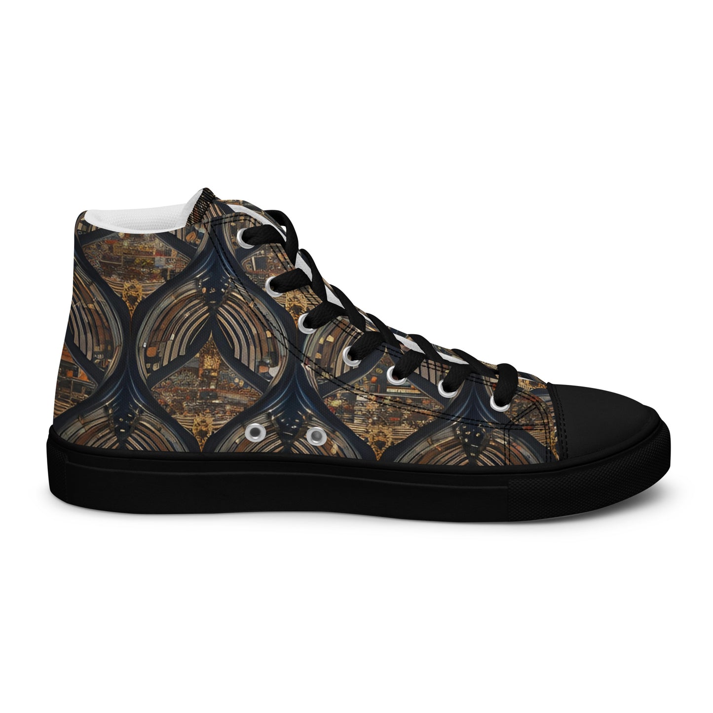 Men’s high top canvas shoes