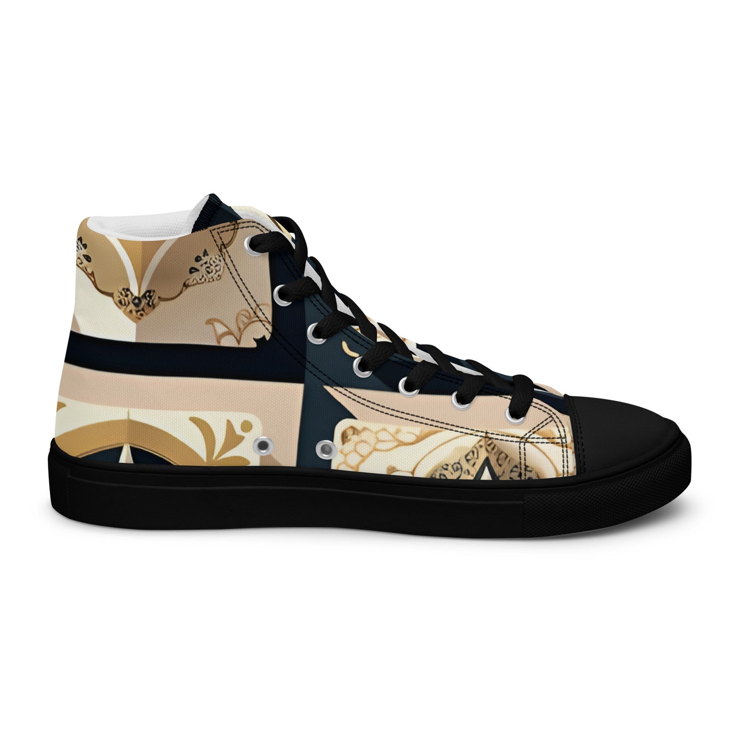 Men’s high top canvas shoes