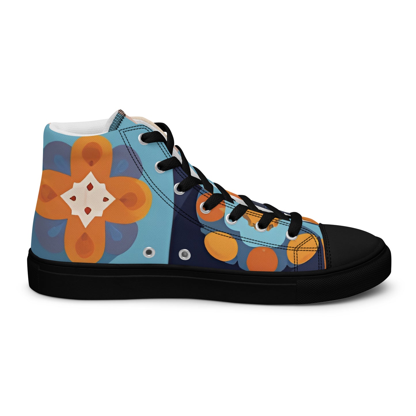 Men’s high top canvas shoes