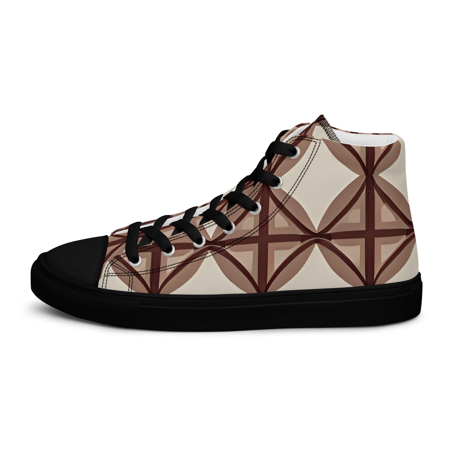 Men’s high top canvas shoes