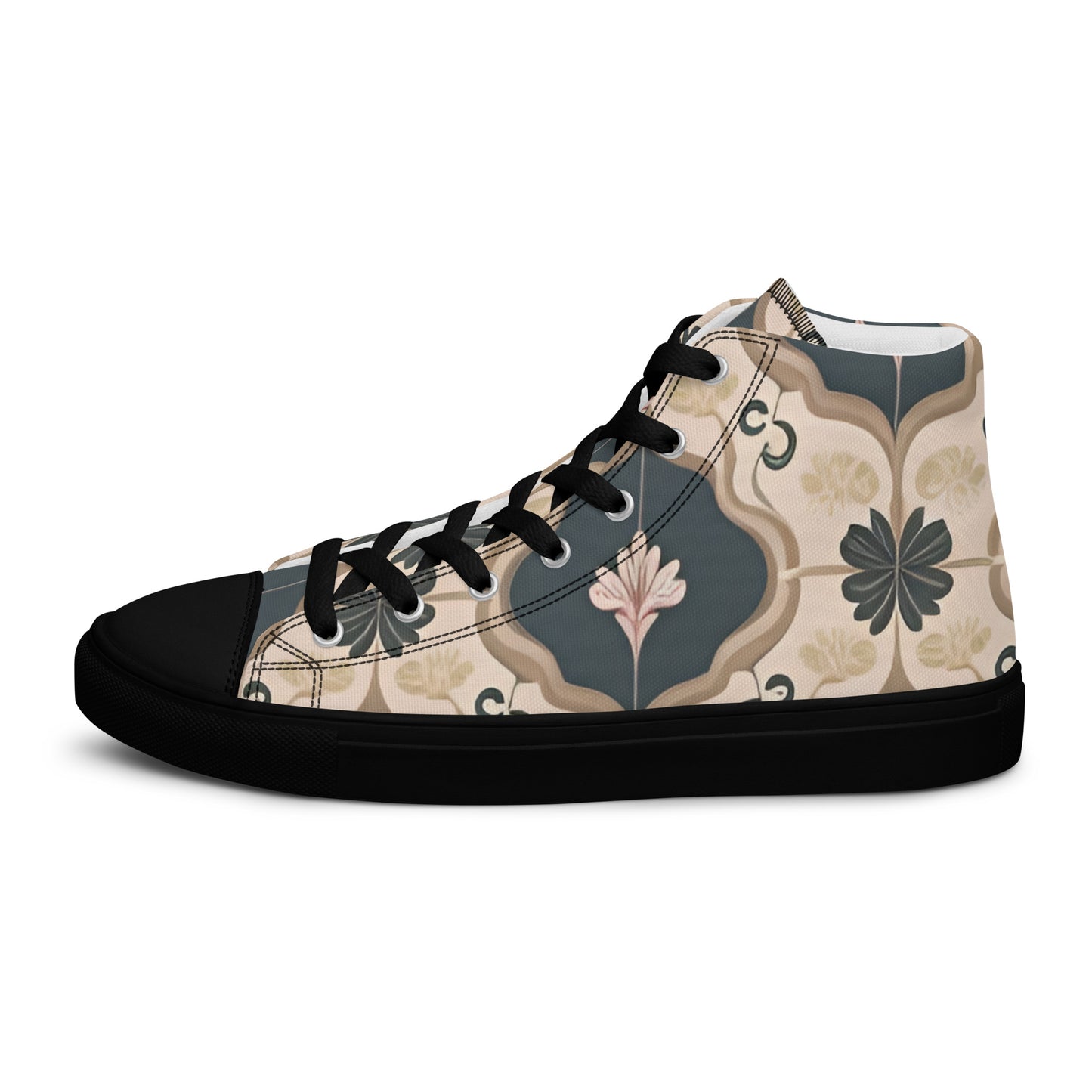 Men’s high top canvas shoes