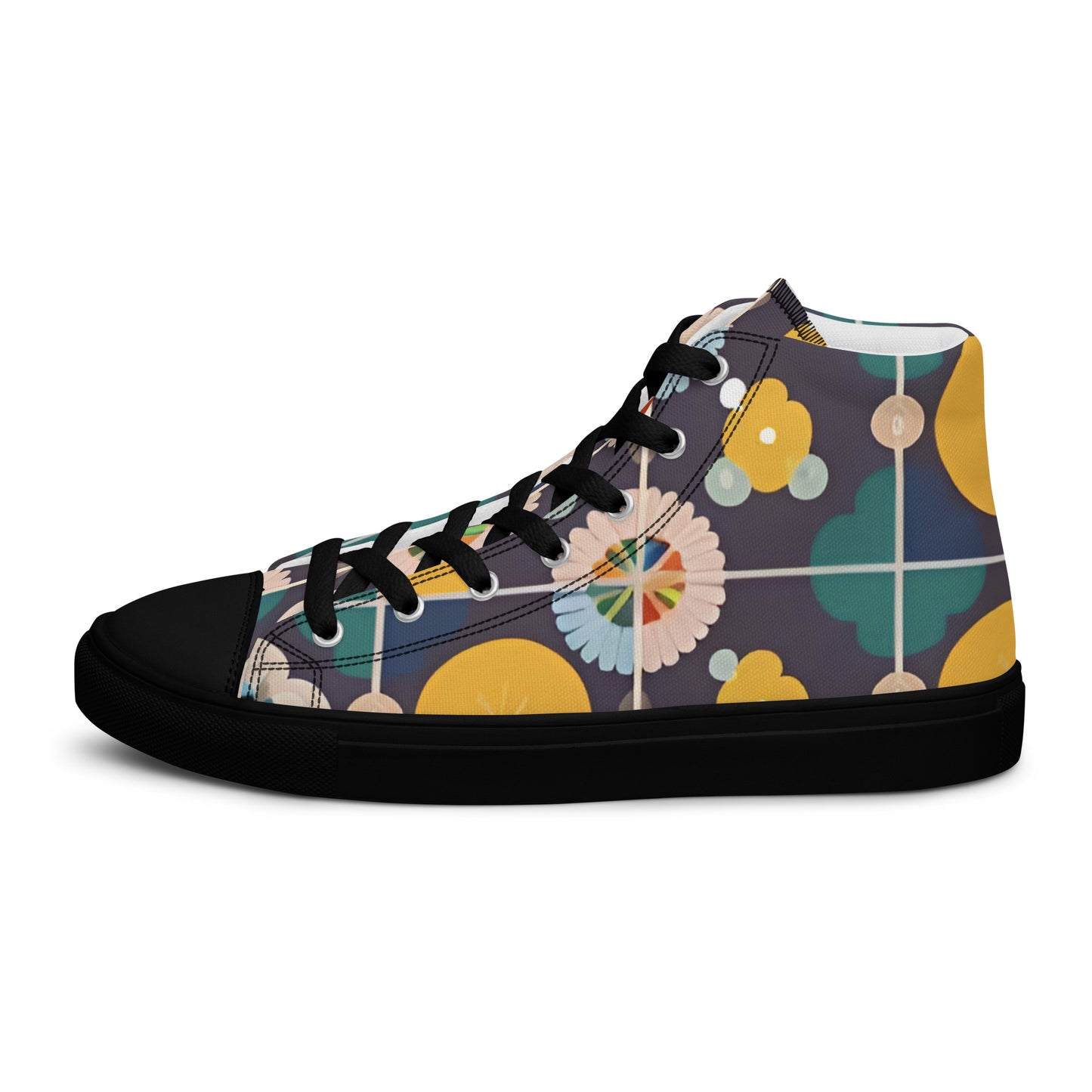 Men’s high top canvas shoes