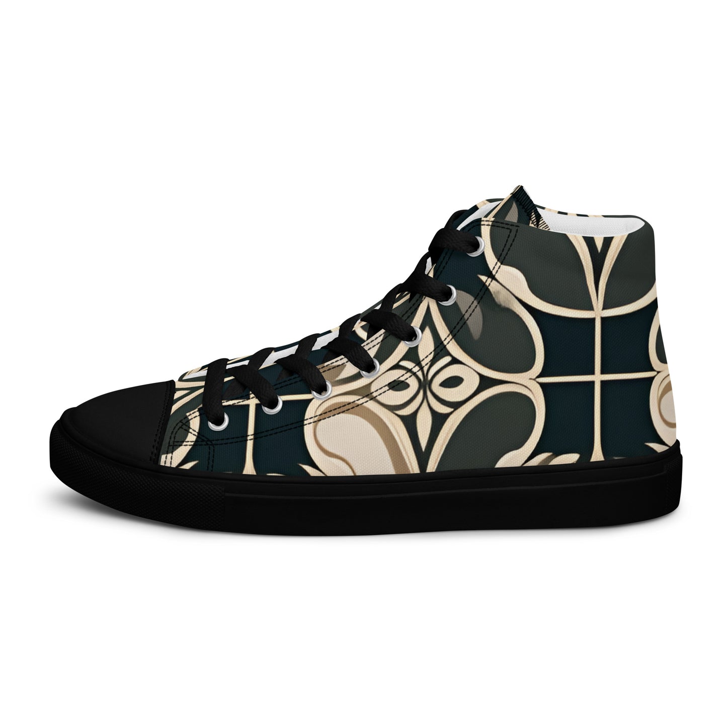 Men’s high top canvas shoes