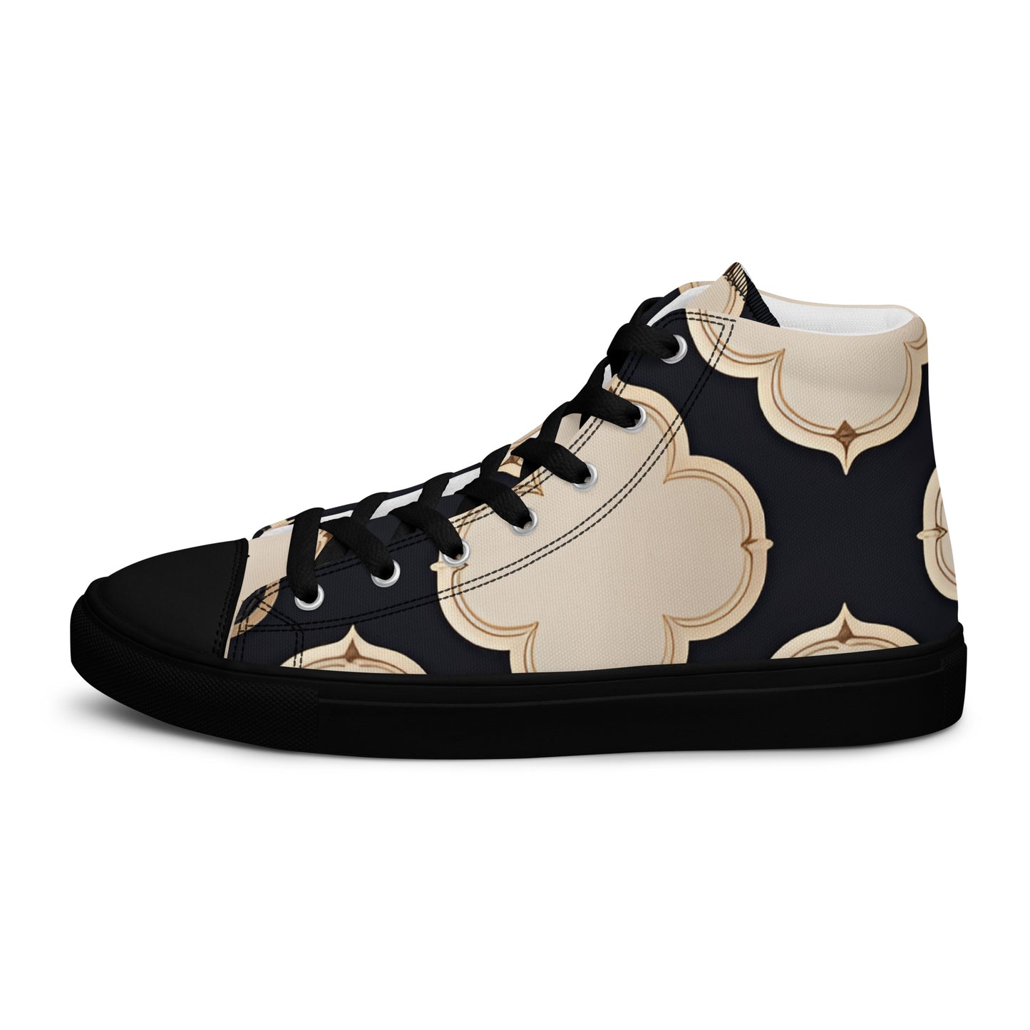 Men’s high top canvas shoes