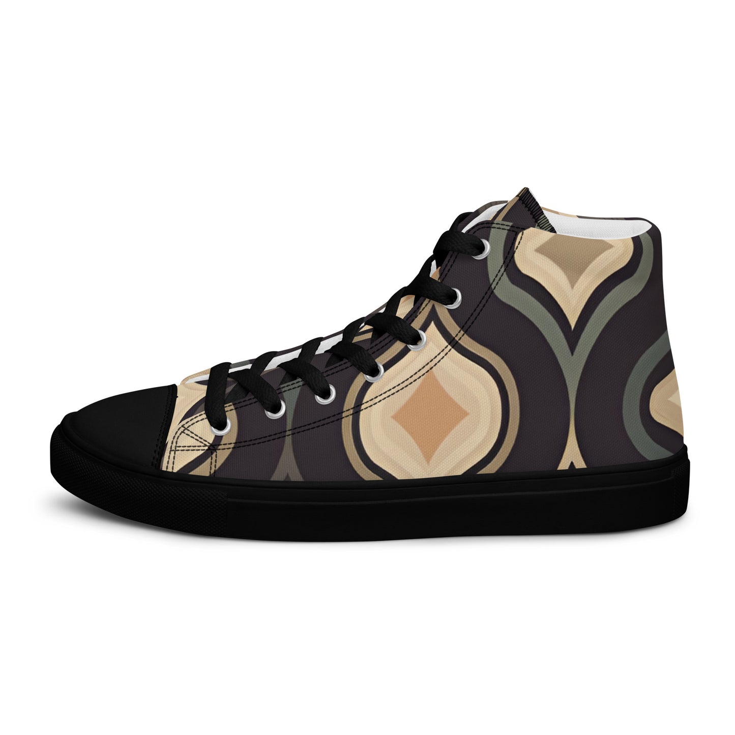 Men’s high top canvas shoes