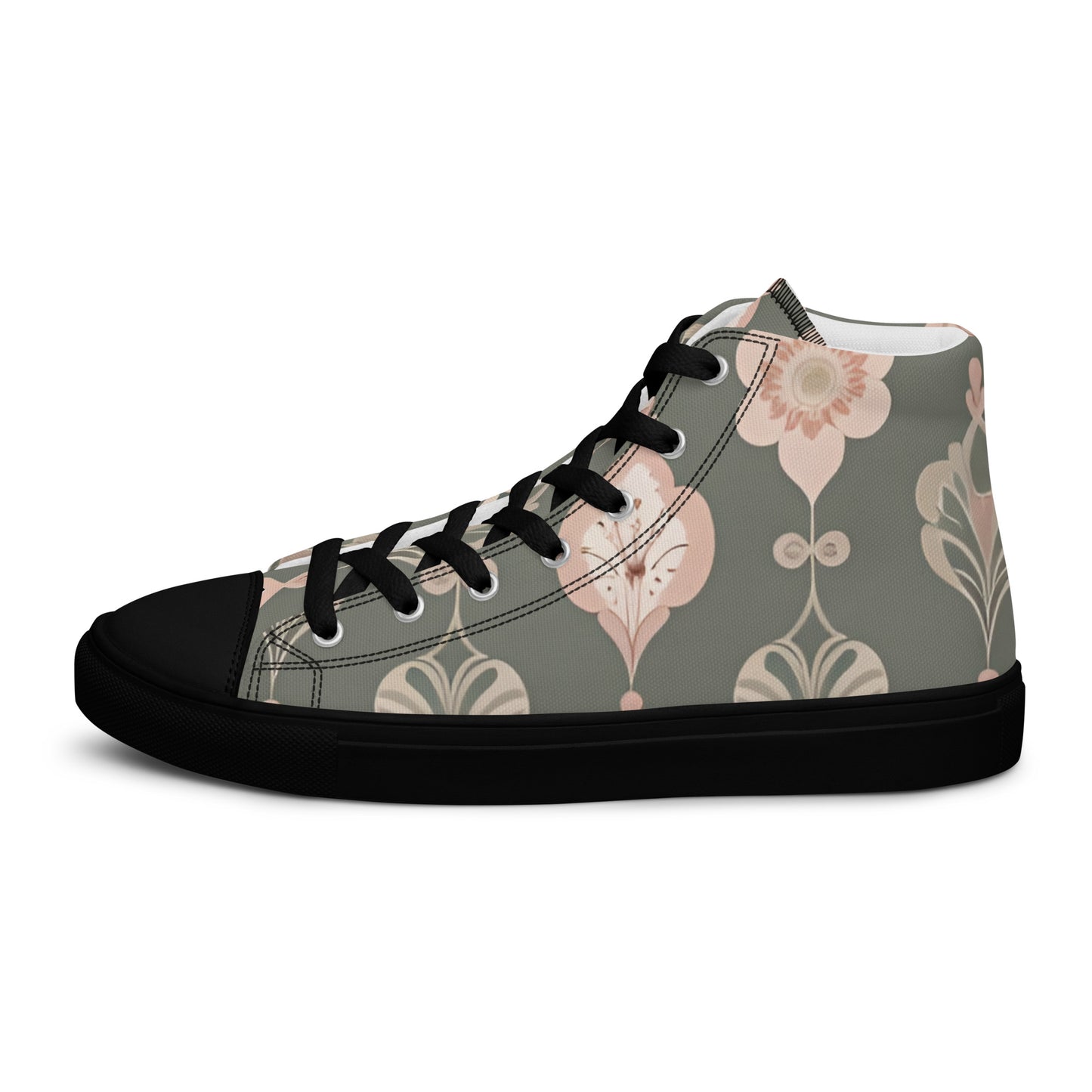 Men’s high top canvas shoes