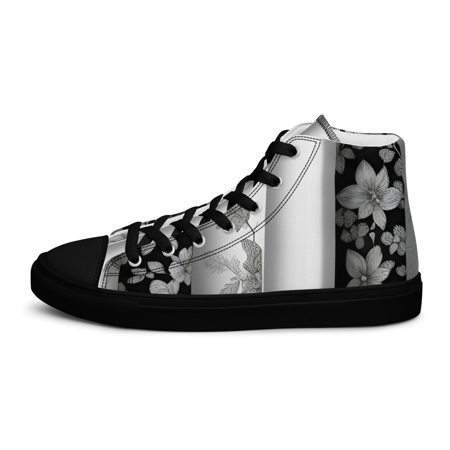 Men’s high top canvas shoes