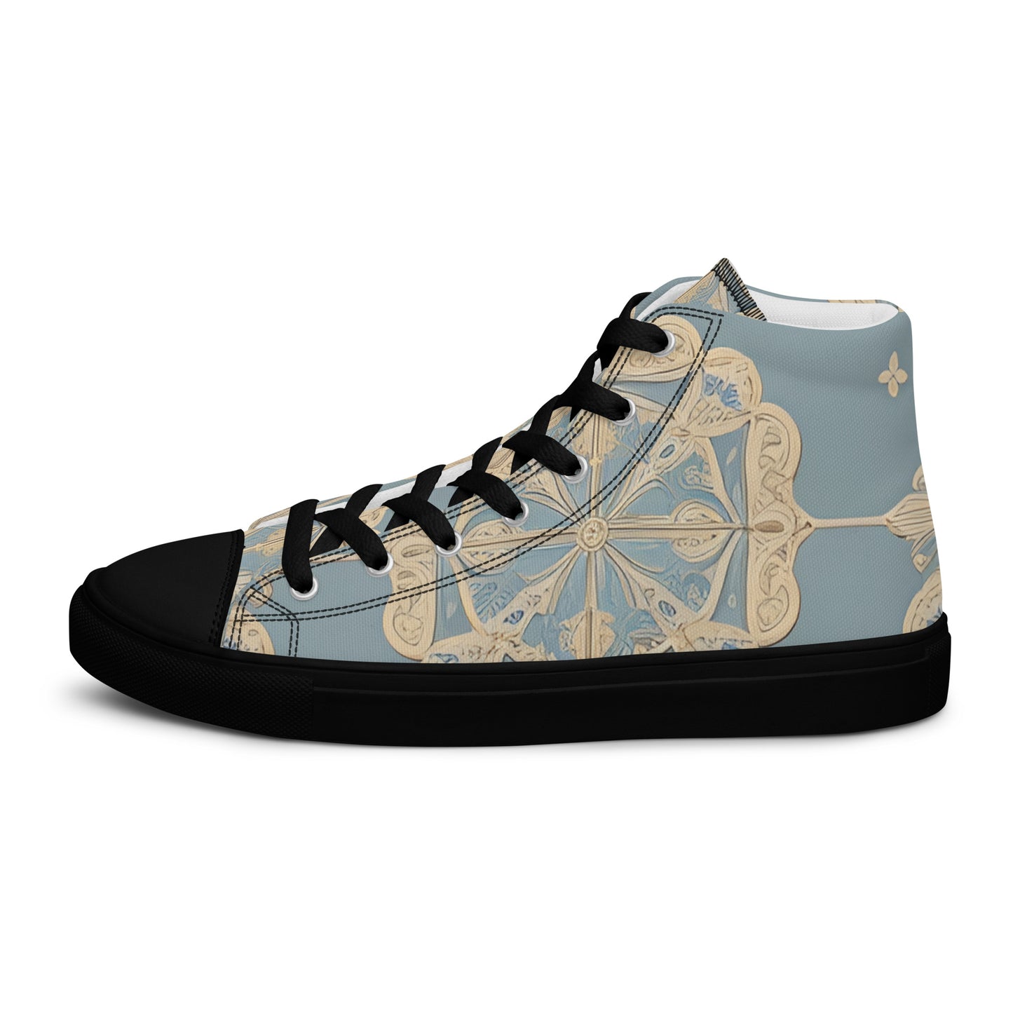 Men’s high top canvas shoes