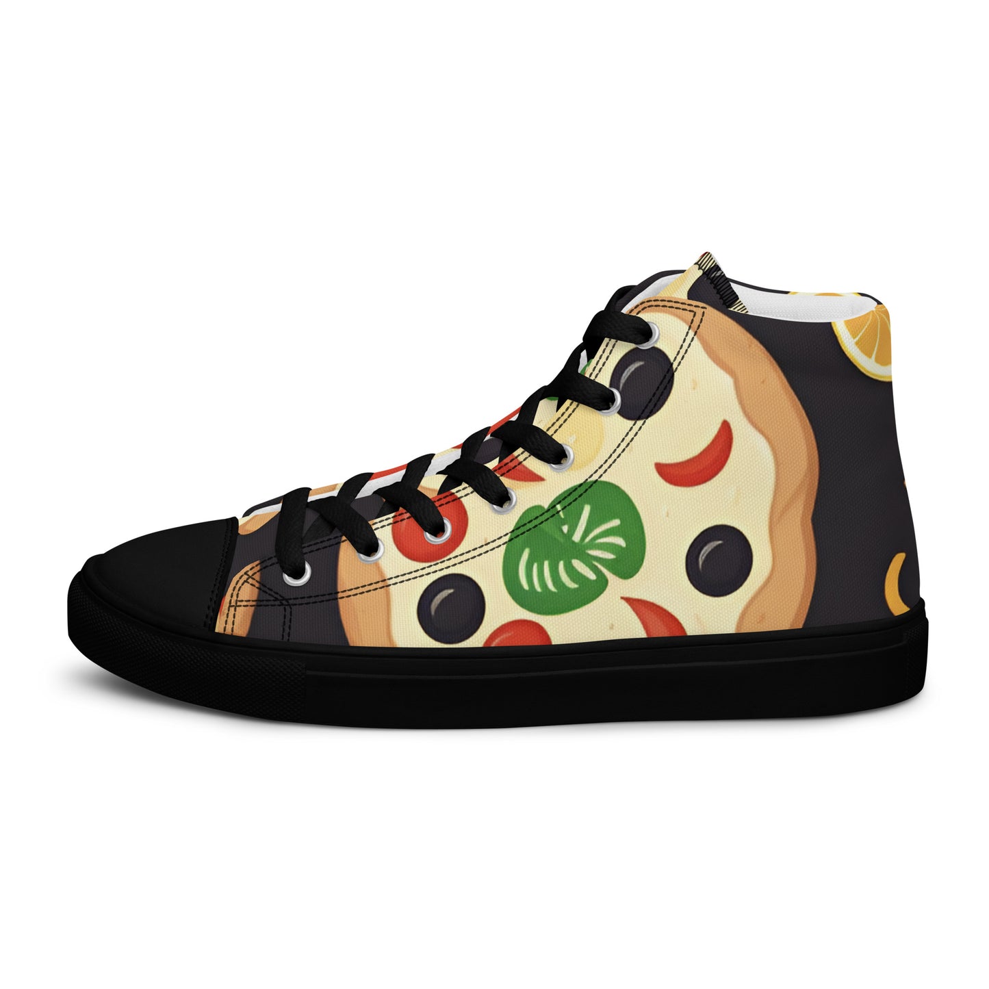 Men’s high top canvas shoes