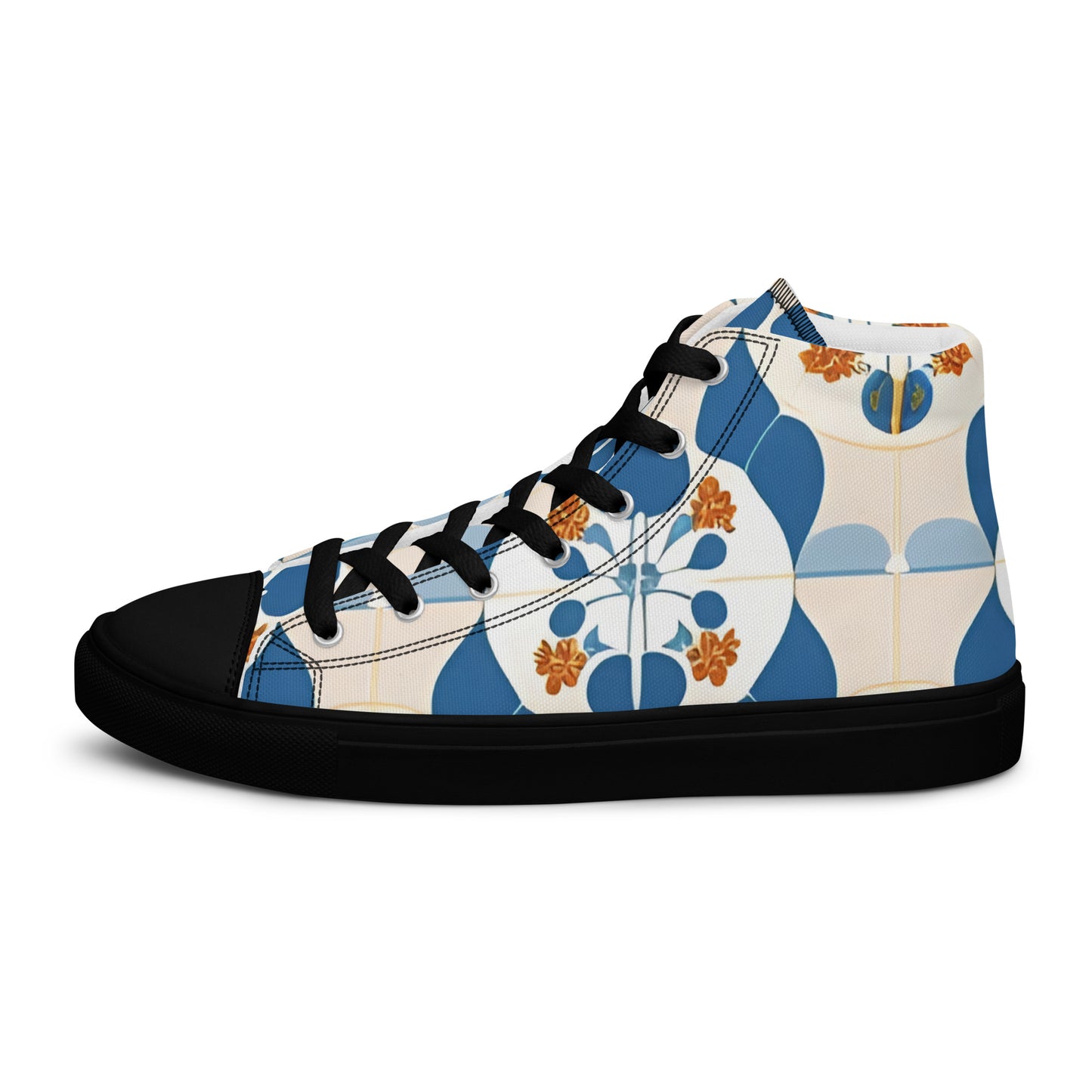 Men’s high top canvas shoes