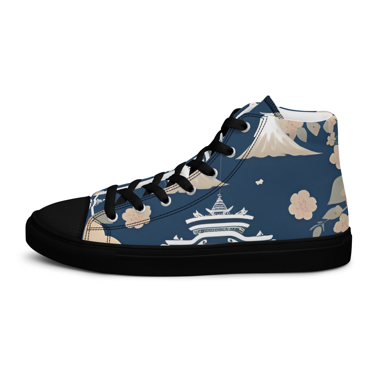 Men’s high top canvas shoes