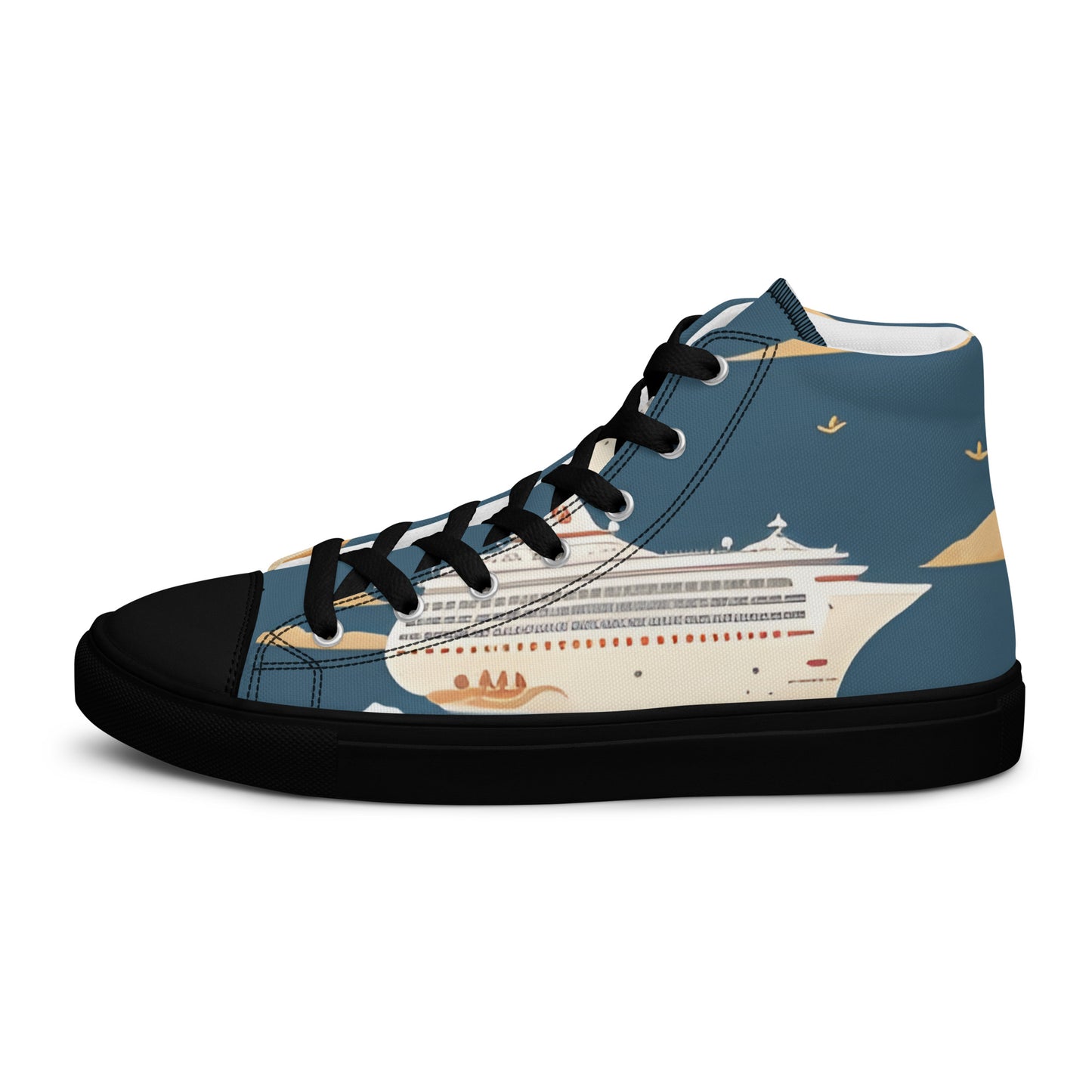 Men’s high top canvas shoes