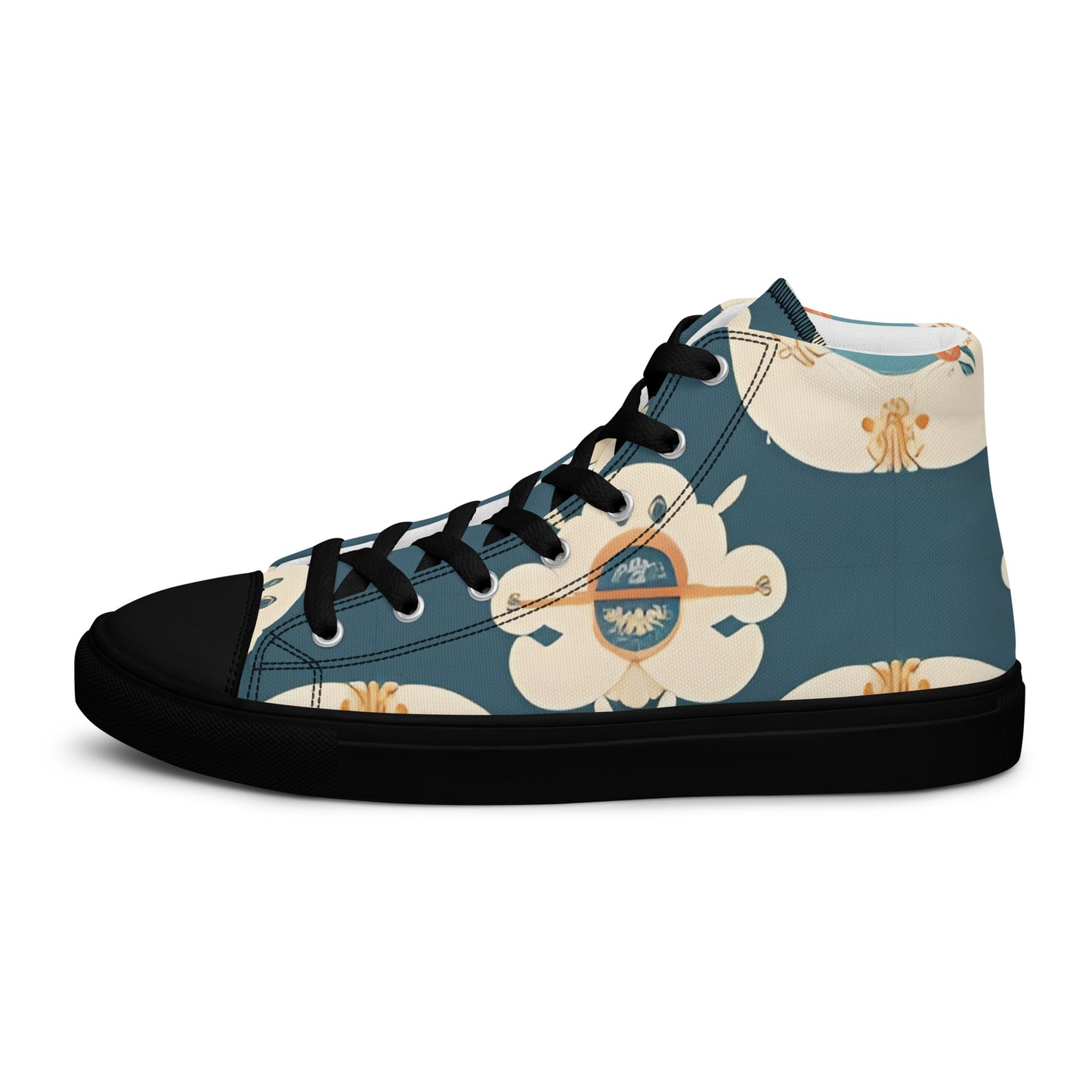 Men’s high top canvas shoes