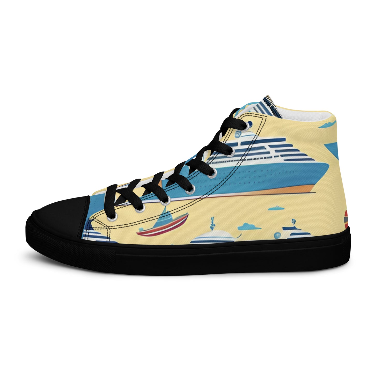 Men’s high top canvas shoes