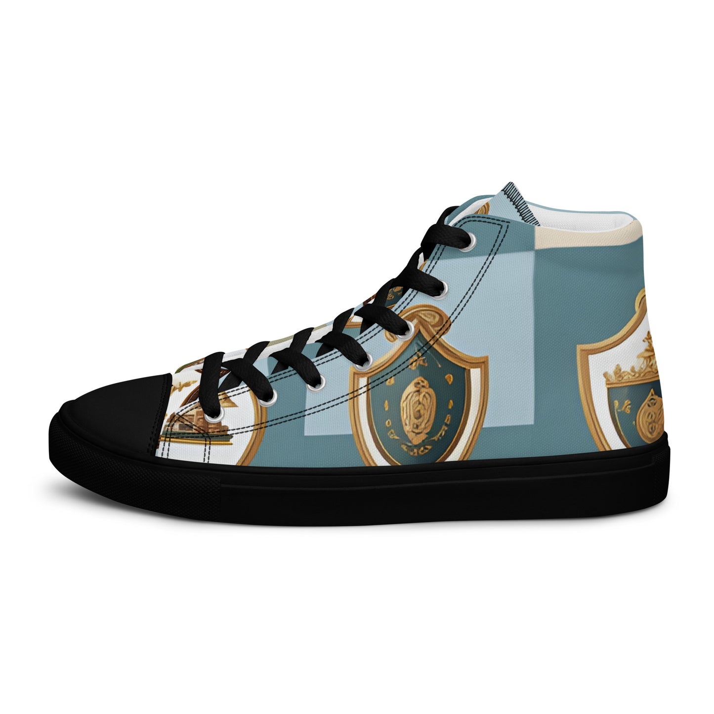 Men’s high top canvas shoes